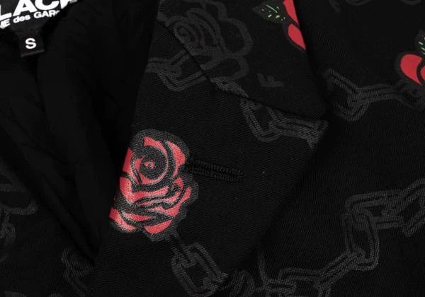 Other Comme des Garcons Black retro flower jacket Size S / US 4 / IT 40 - 5 Thumbnail