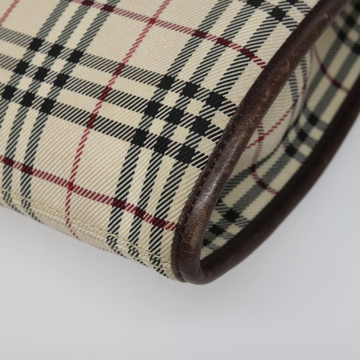 Burberry Burberry Nova Check Shoulder Bag Canvas Beige Size ONE SIZE - 16 Thumbnail