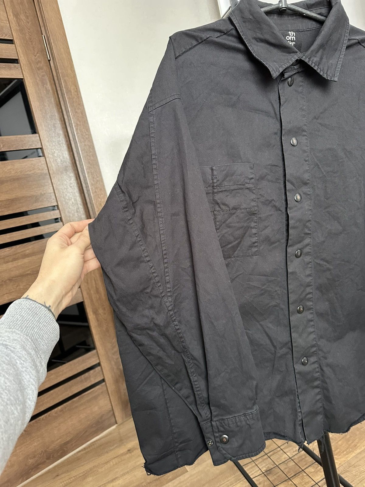 Thom Krom Thom Krom Oversized Shirt Stretch Button Up Long Sleeve Size US S / EU 44-46 / 1 - 7 Thumbnail