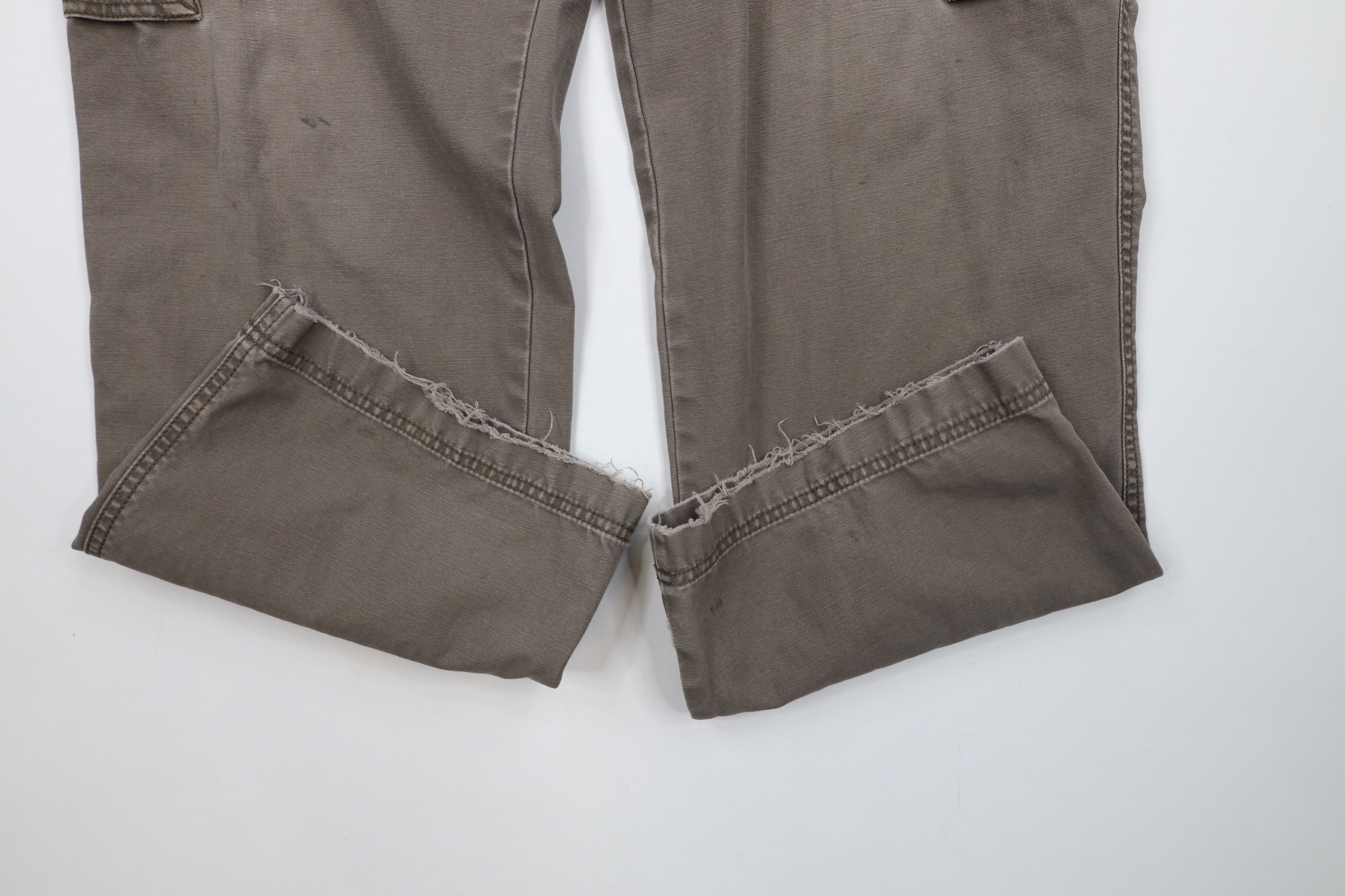 Vintage Vintage Y2K Streetwear Wide Leg Cargo Pants Light Brown Size US 36 / EU 52 - 5 Thumbnail