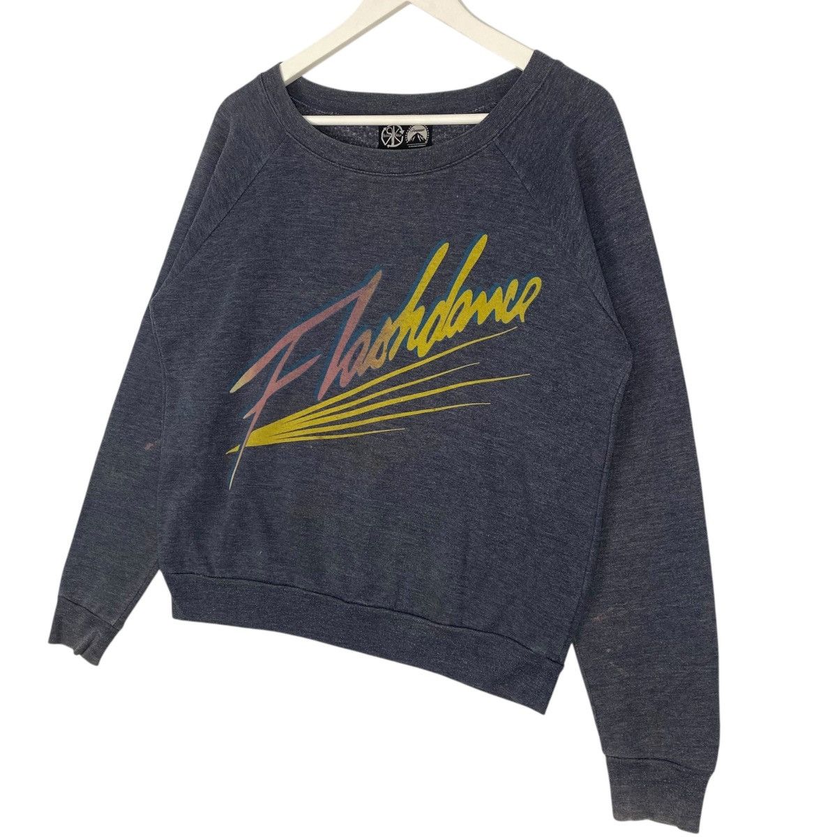 Vintage Vintage Flashdance Crewneck Sweatshirt Gray Pullover Size M Size US M / EU 48-50 / 2 - 2 Thumbnail