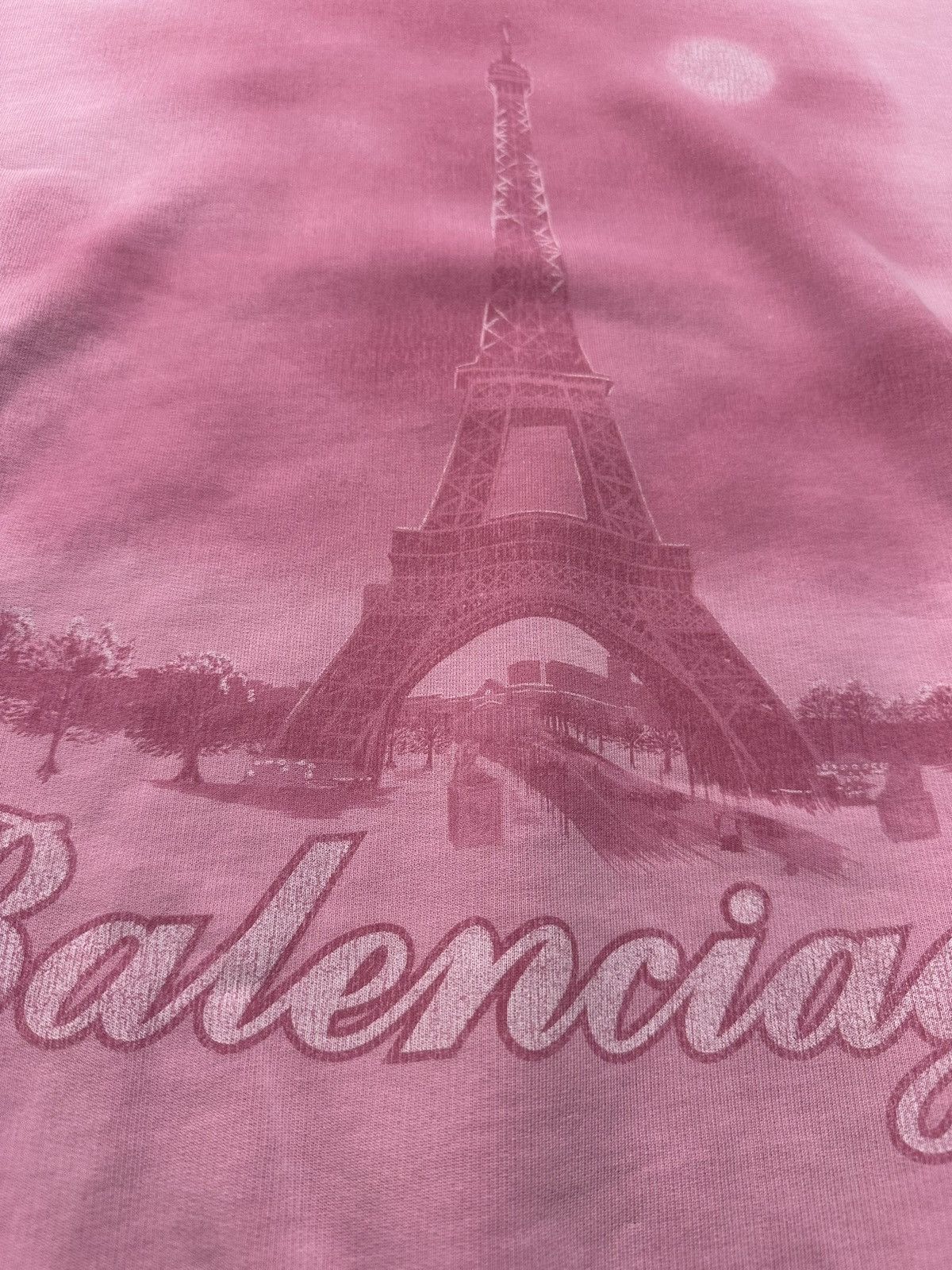 Balenciaga Balenciaga „Paris Moon“ faded pink distressed hoodie Sz2 NEW Size US M / EU 48-50 / 2 - 4 Thumbnail