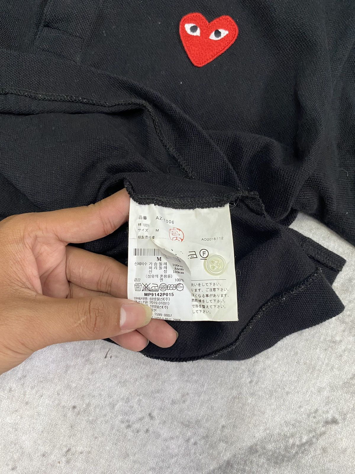 Comme des Garcons PLAY Comme des Garçons Play Polo Shirt Size US M / EU 48-50 / 2 - 7 Thumbnail