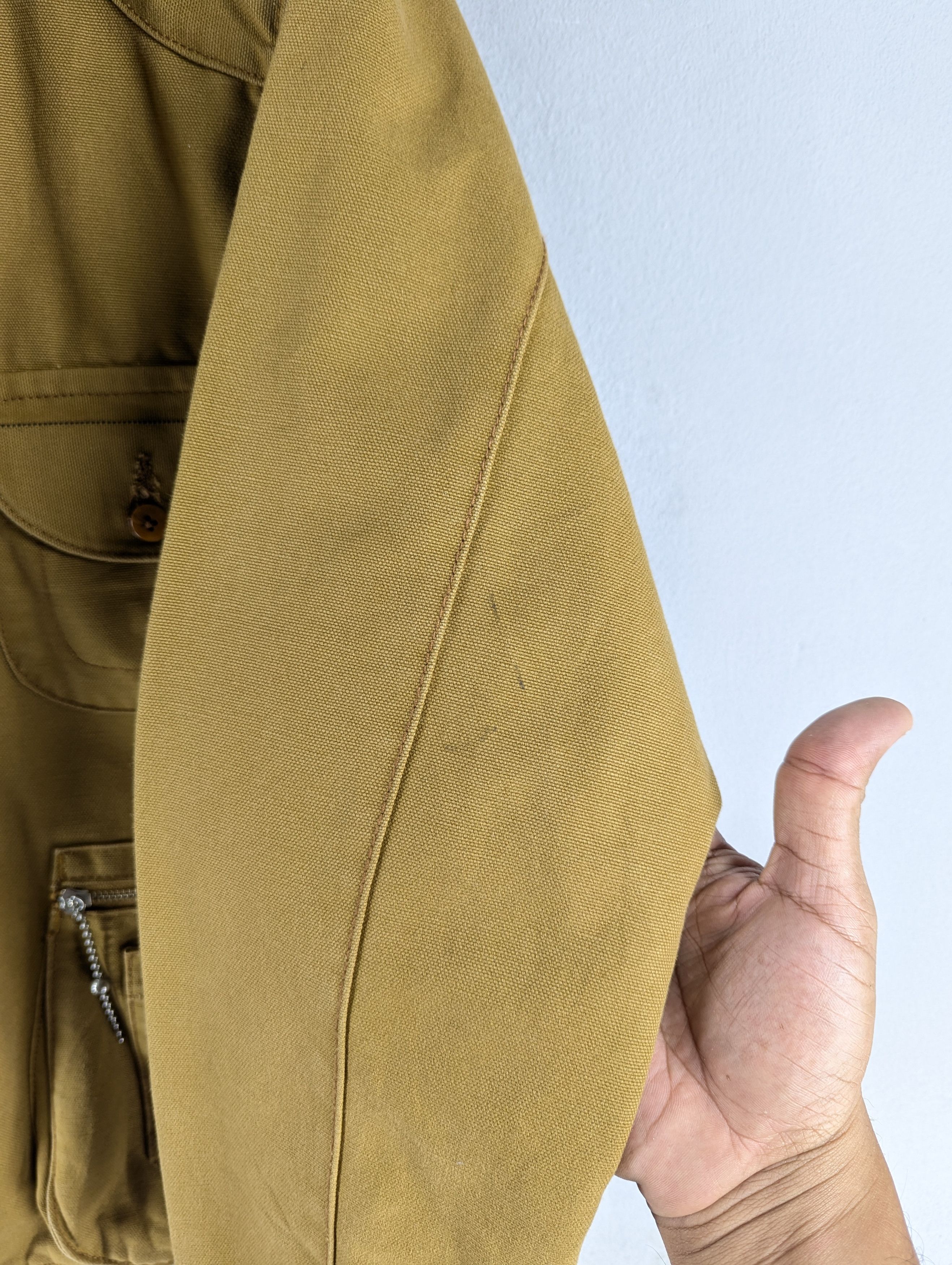 Freewheelers FREEWHEELERS & CO. "Timber Beast"Coat Yarn-Dyed Yellow Brown Size US M / EU 48-50 / 2 - 11 Thumbnail