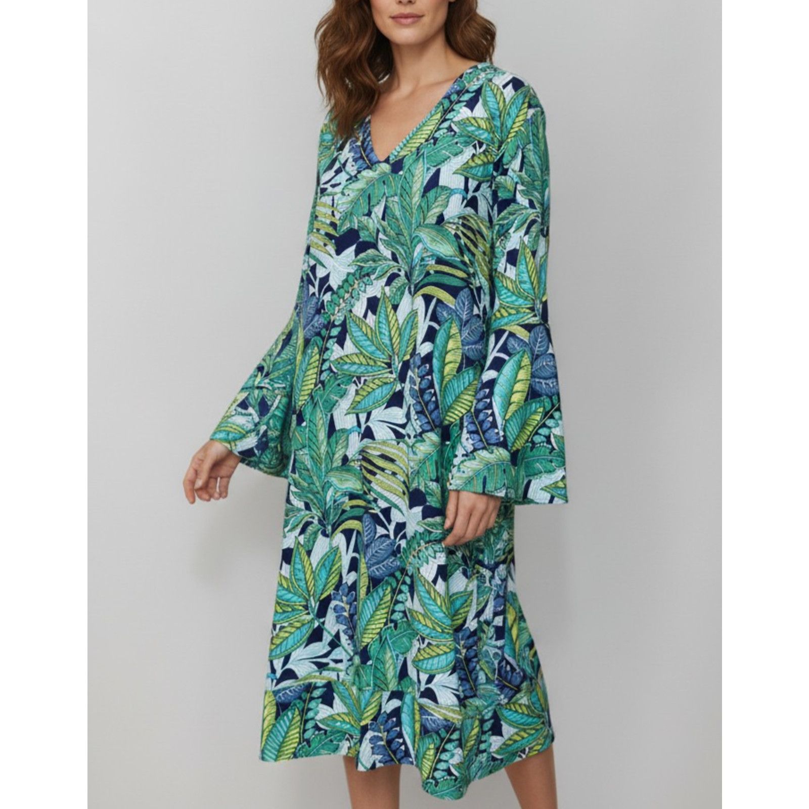 Soft Surroundings NWT SOFT SURROUNDINGS Soleil Linen Blend Dress Sz L $120 Size L / US 10 / IT 46 - 1 Thumbnail