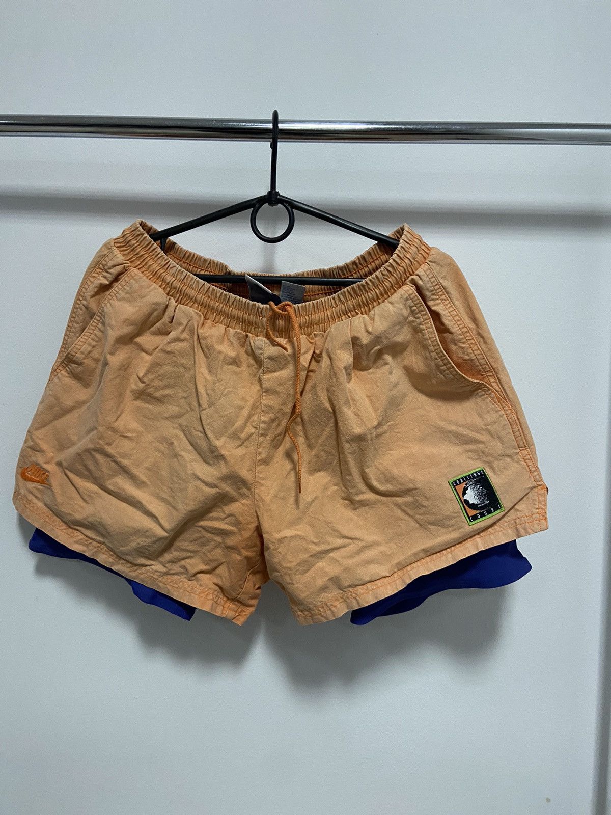 Nike × Vintage Nike Court Vintage Shorts Y2K Zip Small Logo Size US 34 / EU 50 - 1 Thumbnail