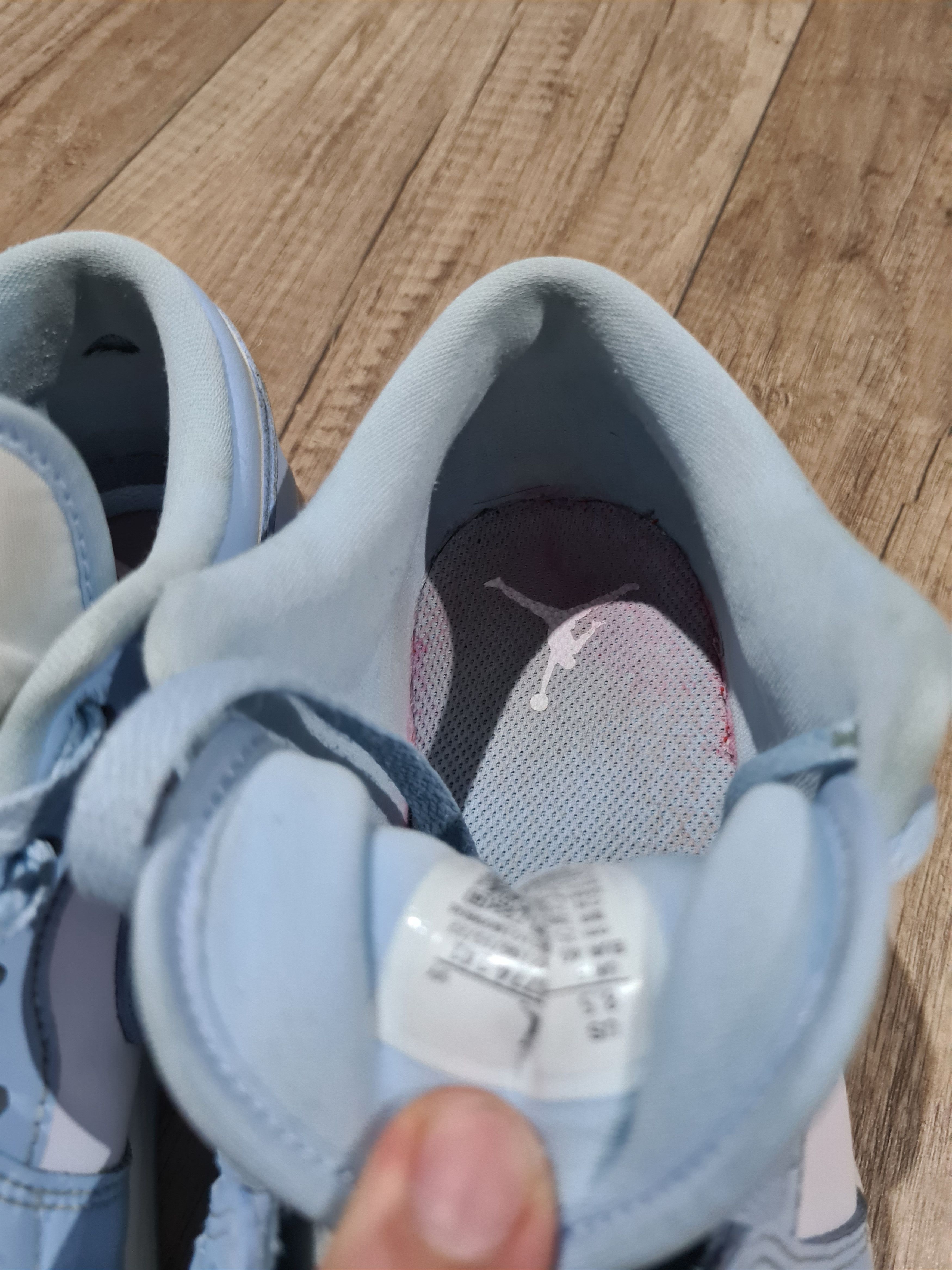 Jordan Brand × Nike Nike air Jordan 1 Low Aluminum Ice Blue Size US 8.5 / IT 38.5 - 11 Thumbnail