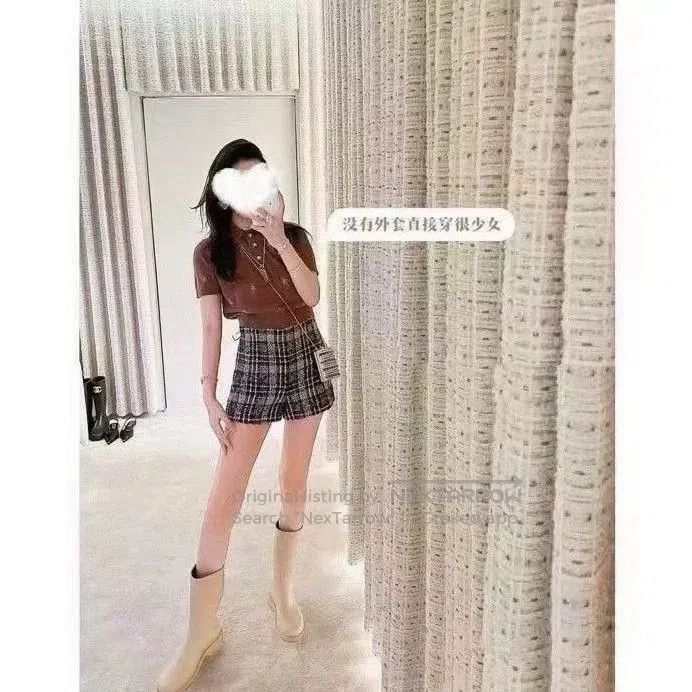Chanel Chanel Brown Floral Cropped Knit Top. Size M / US 6-8 / IT 42-44 - 8 Thumbnail