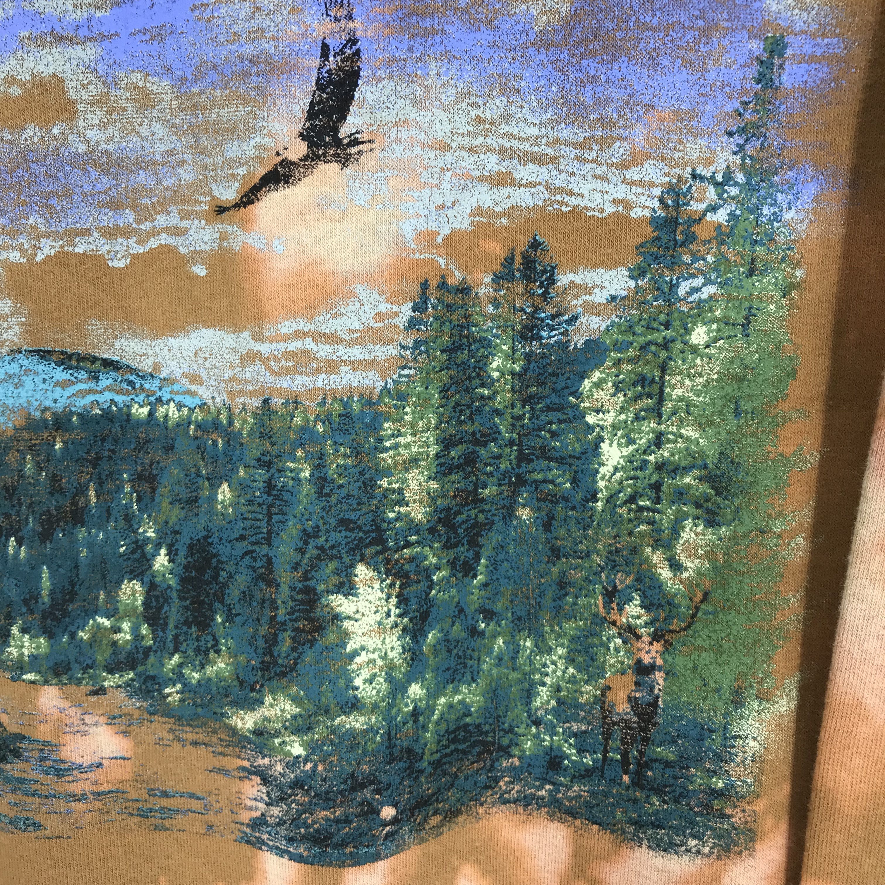 Vintage Montana Tie Dye Brown Sweatshirt - 195 Size US XS / EU 42 / 0 - 5 Thumbnail