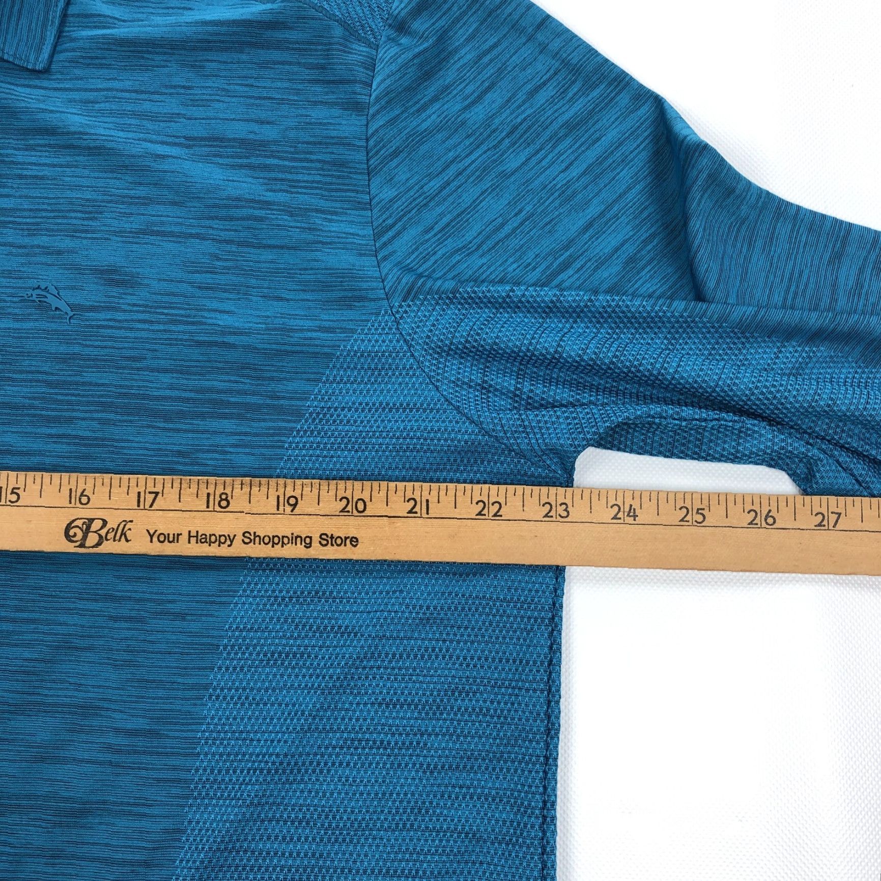 Tommy Bahama VINTAGE Tommy Bahama IslandZone Men's L Blue Teal Long Sleeve Polo Shirt Size US L / EU 52-54 / 3 - 6 Thumbnail