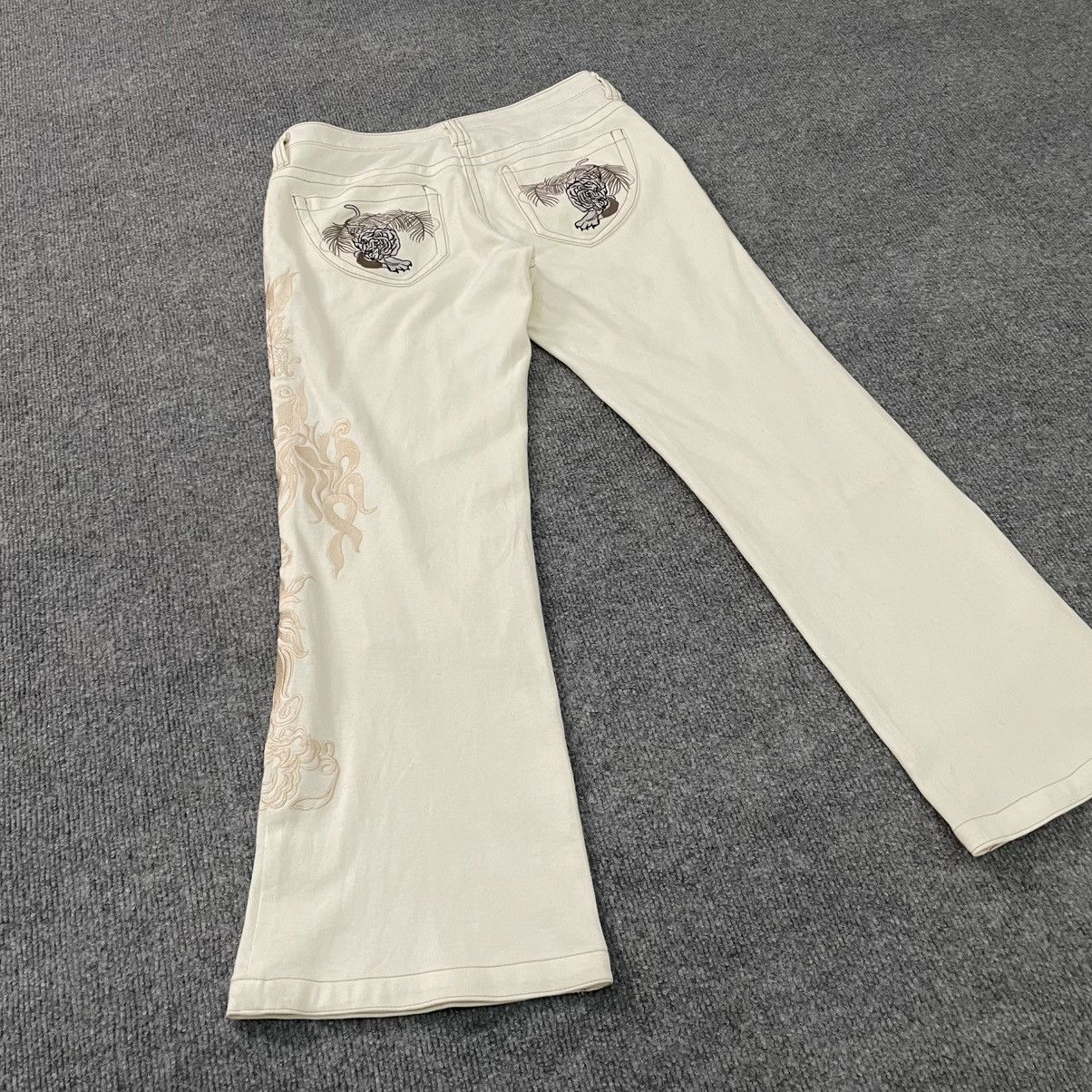 Karakuri Tamashii Womens Flare Pants Dragon Embroidery Karakuri Tamashi Style Size 30" / US 8 / IT 44 - 11 Thumbnail