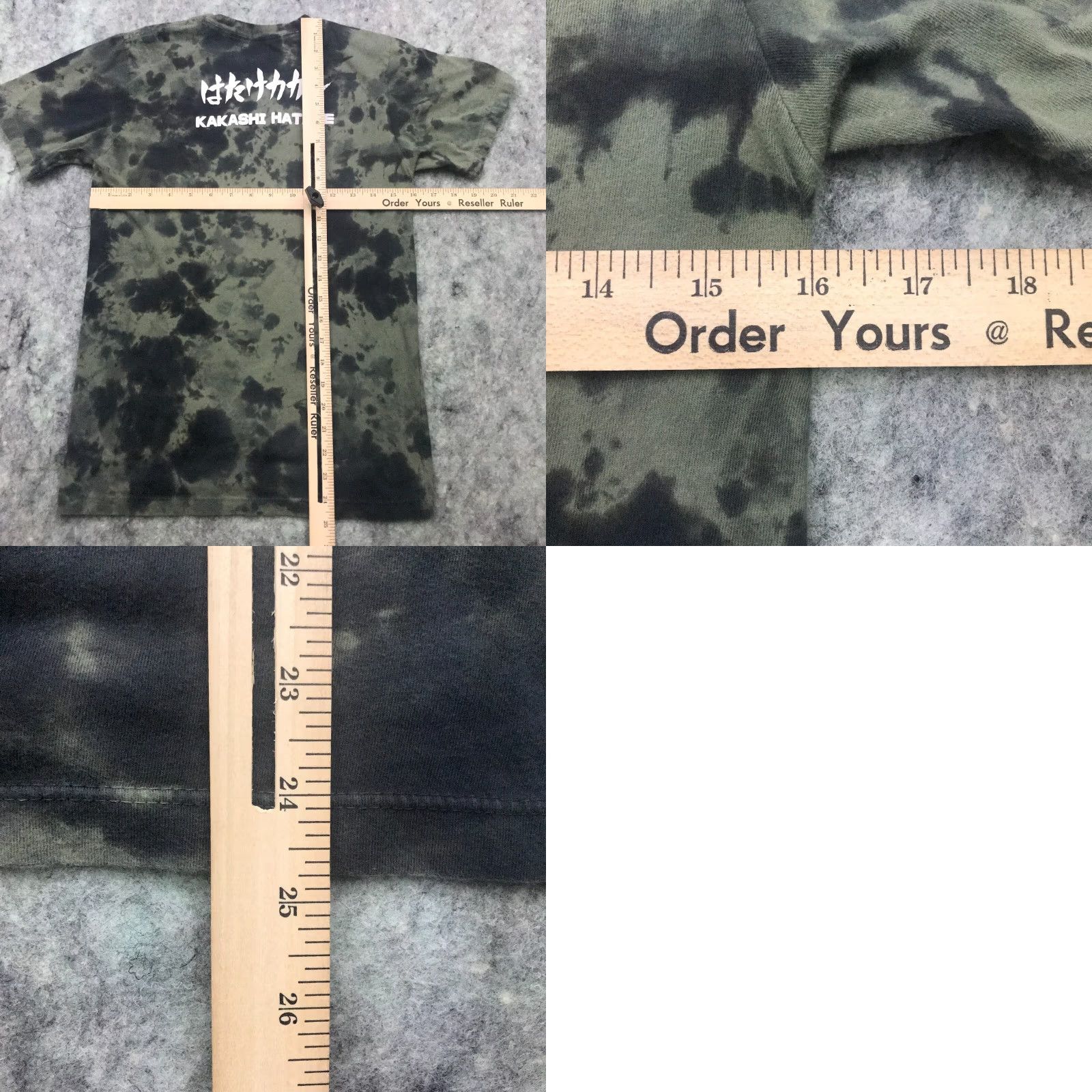 Vintage VINTAGE Naruto Kakashi Hatake Shirt Marvel Logo Short Sleeve Crew Neck Adult Extra Small Green Tie-Dye Graphic Print 90s Theme Mens Size US M / EU 48-50 / 2 - 8 Thumbnail