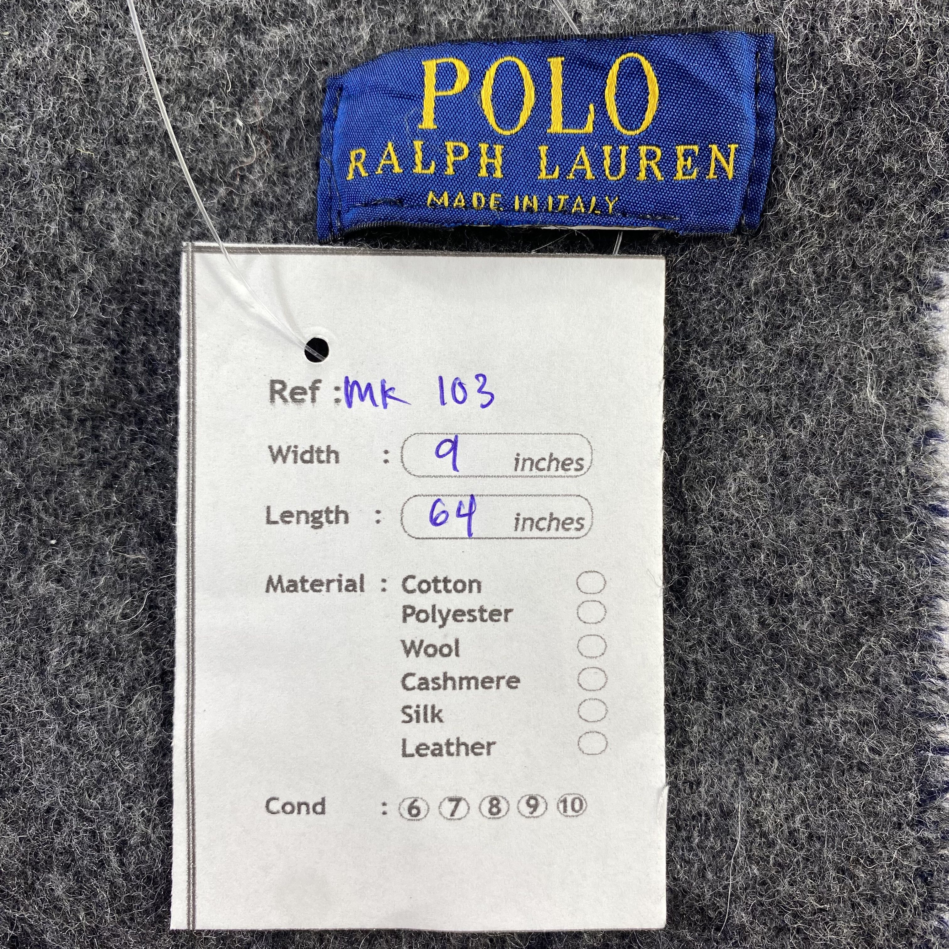 Polo Ralph Lauren Polo Ralph Lauren Neck Wrap Wool Muffler Size ONE SIZE - 6 Thumbnail