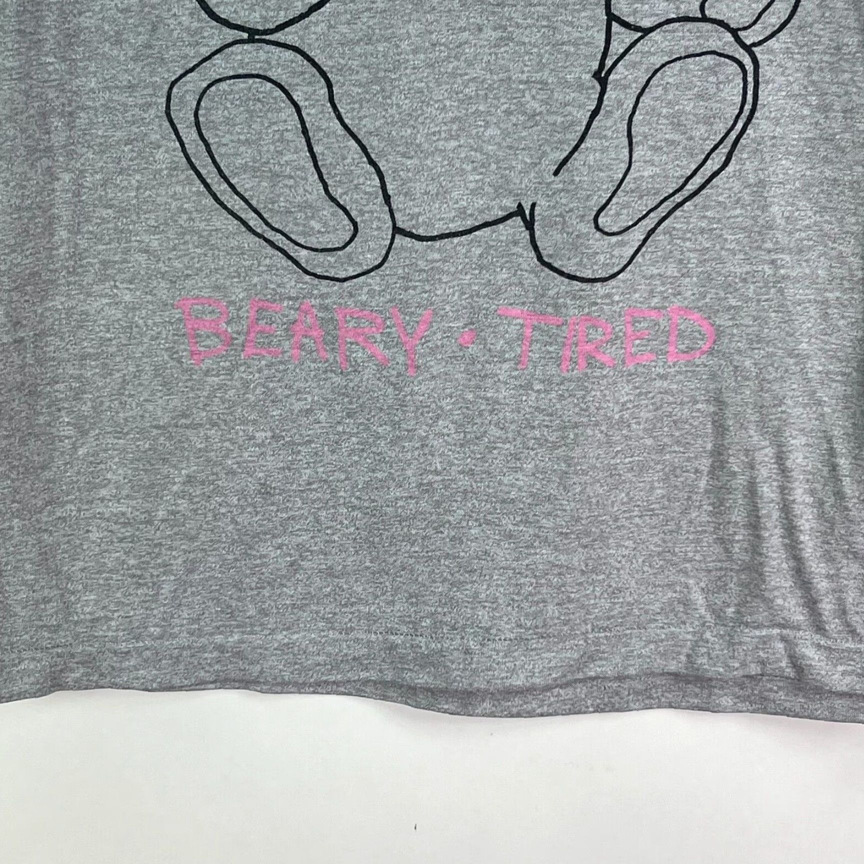 Vintage VINTAGE American Vintage Bear Graphic T-Shirt Womens Size L Gray Animal Print Size L / US 10 / IT 46 - 2 Thumbnail
