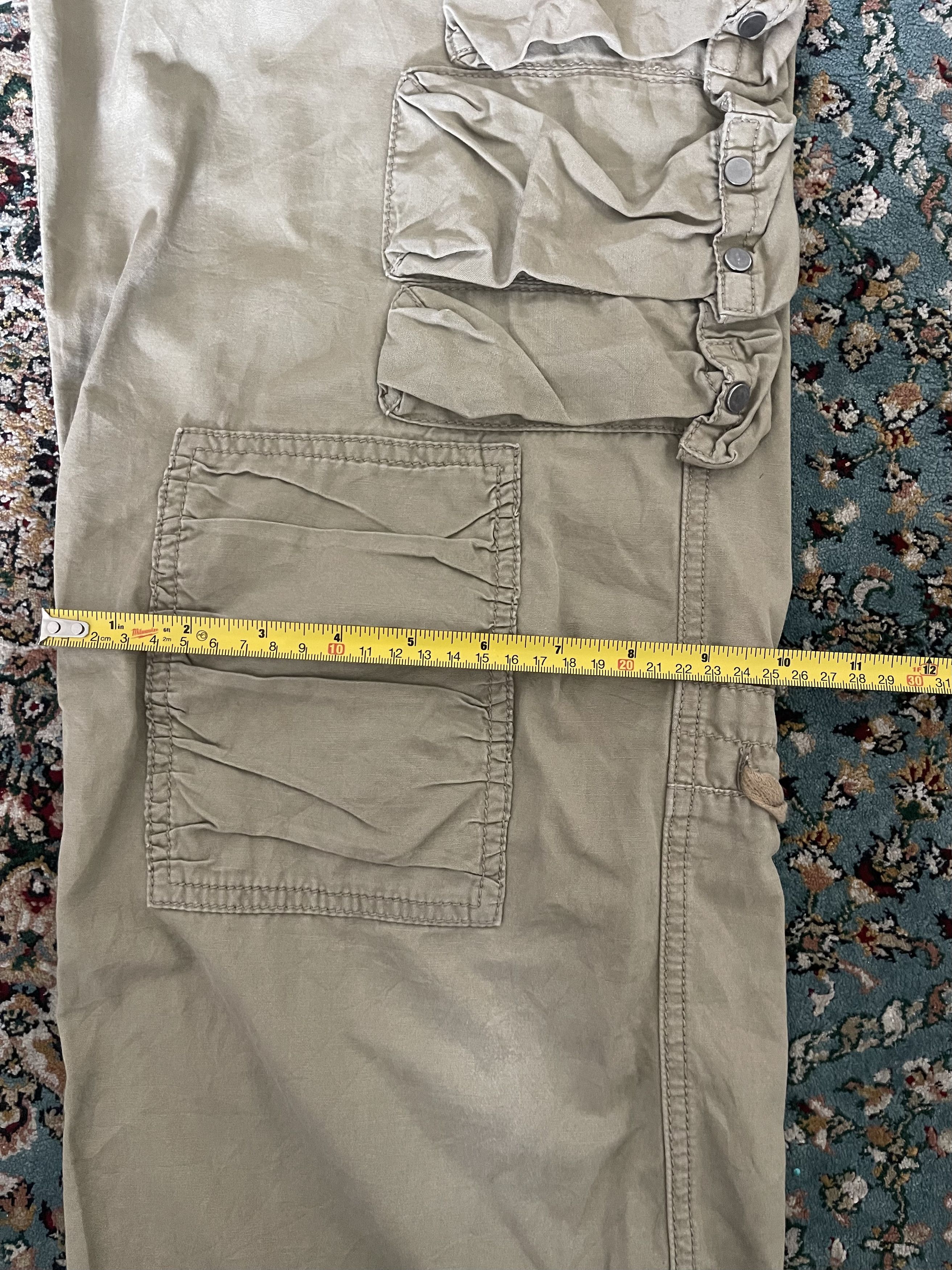 Polo Ralph Lauren Vtg Polo Multipocket Tactical Cargo Beige Sz 30 Travis Scott Size US 29 - 13 Thumbnail