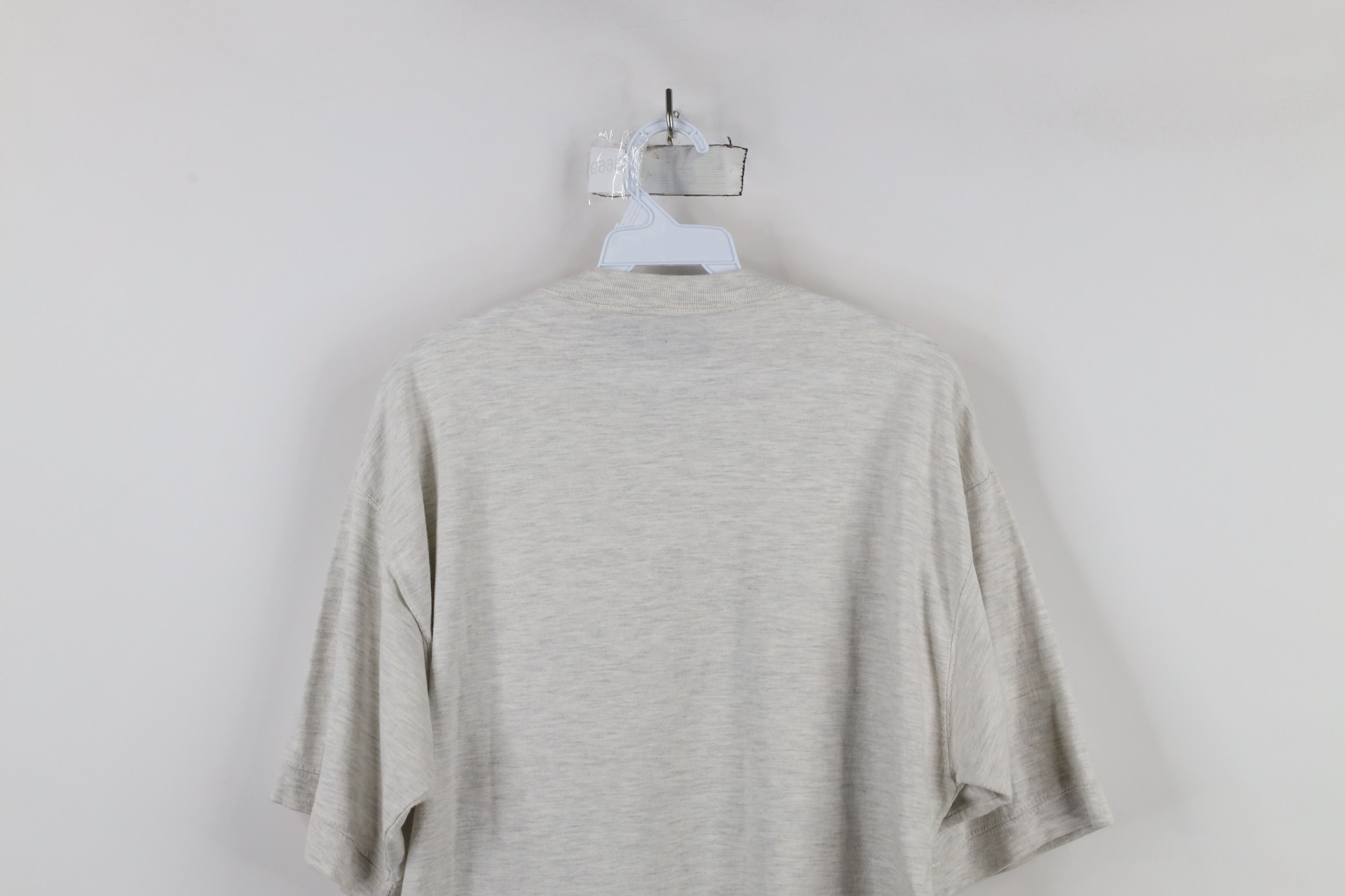 Vintage Vintage 90s Streetwear Blank Baggy Fit Henley T-Shirt Gray Size US M / EU 48-50 / 2 - 11 Thumbnail