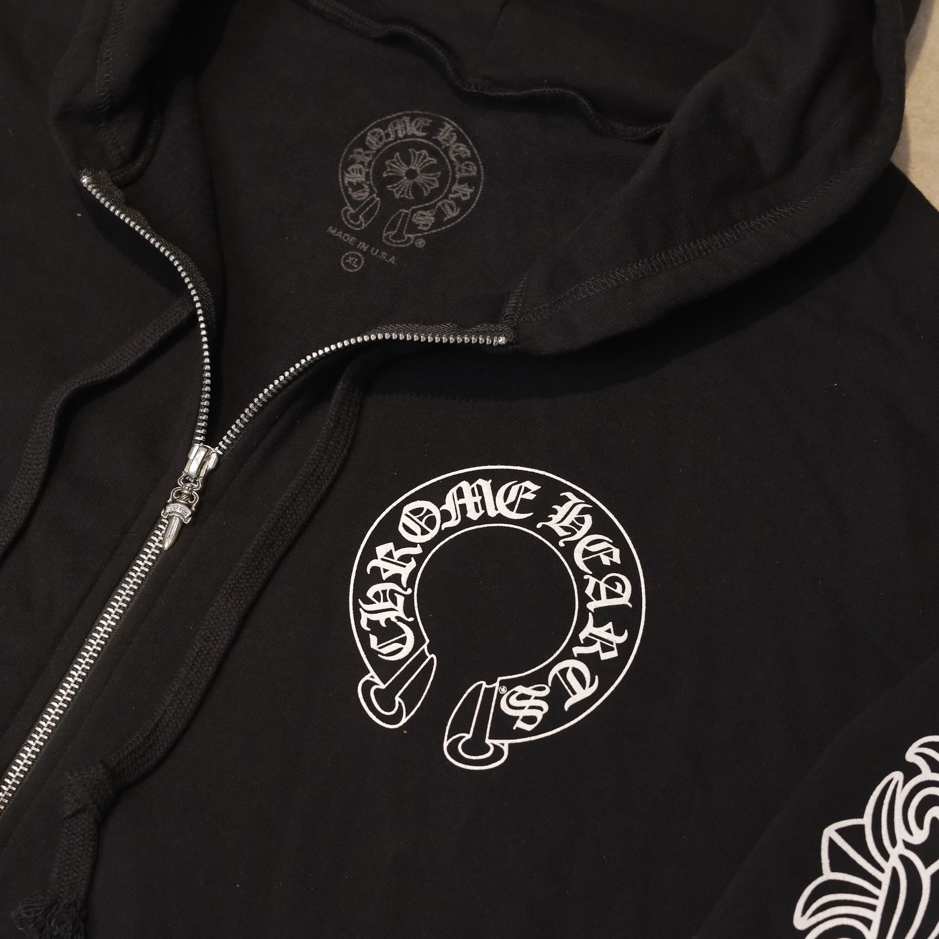 Chrome Hearts CHROME HEARTS Horseshoe Long Sleeve Hoodie Size US XL / EU 56 / 4 - 4 Thumbnail