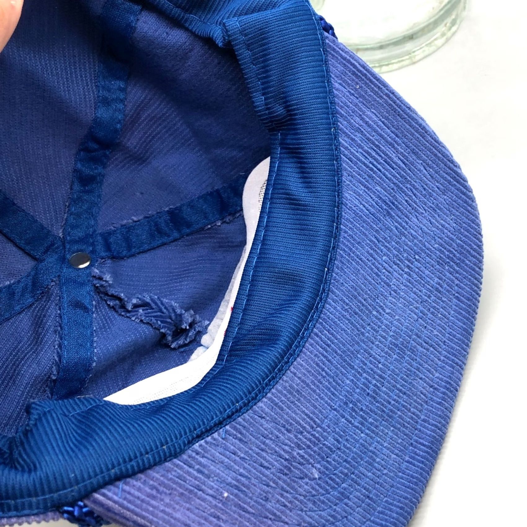 Coal VINTAGE Blue Corduroy Rope Trucker Hat Cap Snapback General Coal Mining 80s 90s Mens Size ONE SIZE - 7 Thumbnail