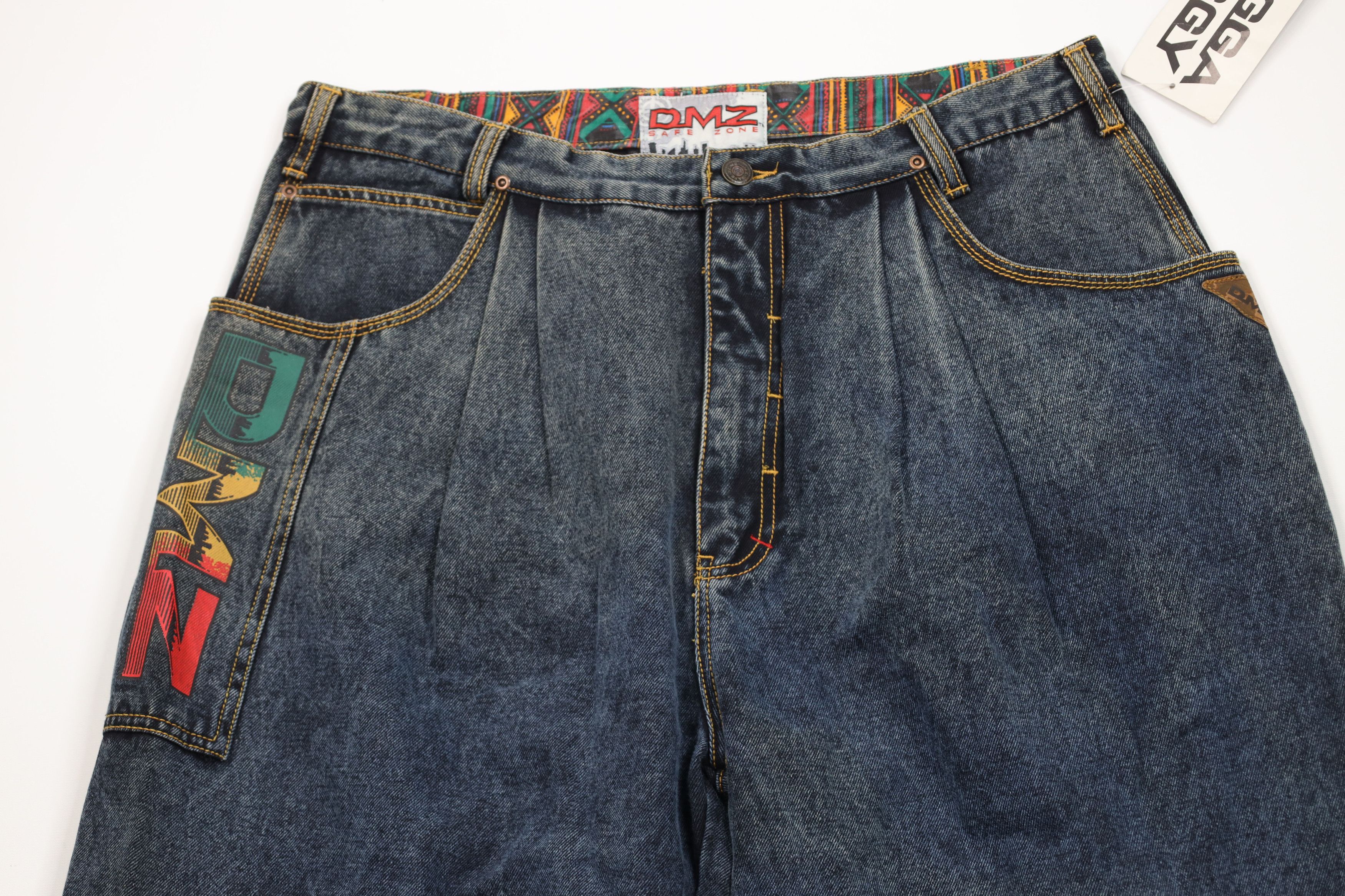 Vintage Deadstock Vintage 90s Streetwear Super Baggy Wide Leg Jeans Size US 40 / EU 56 - 2 Thumbnail