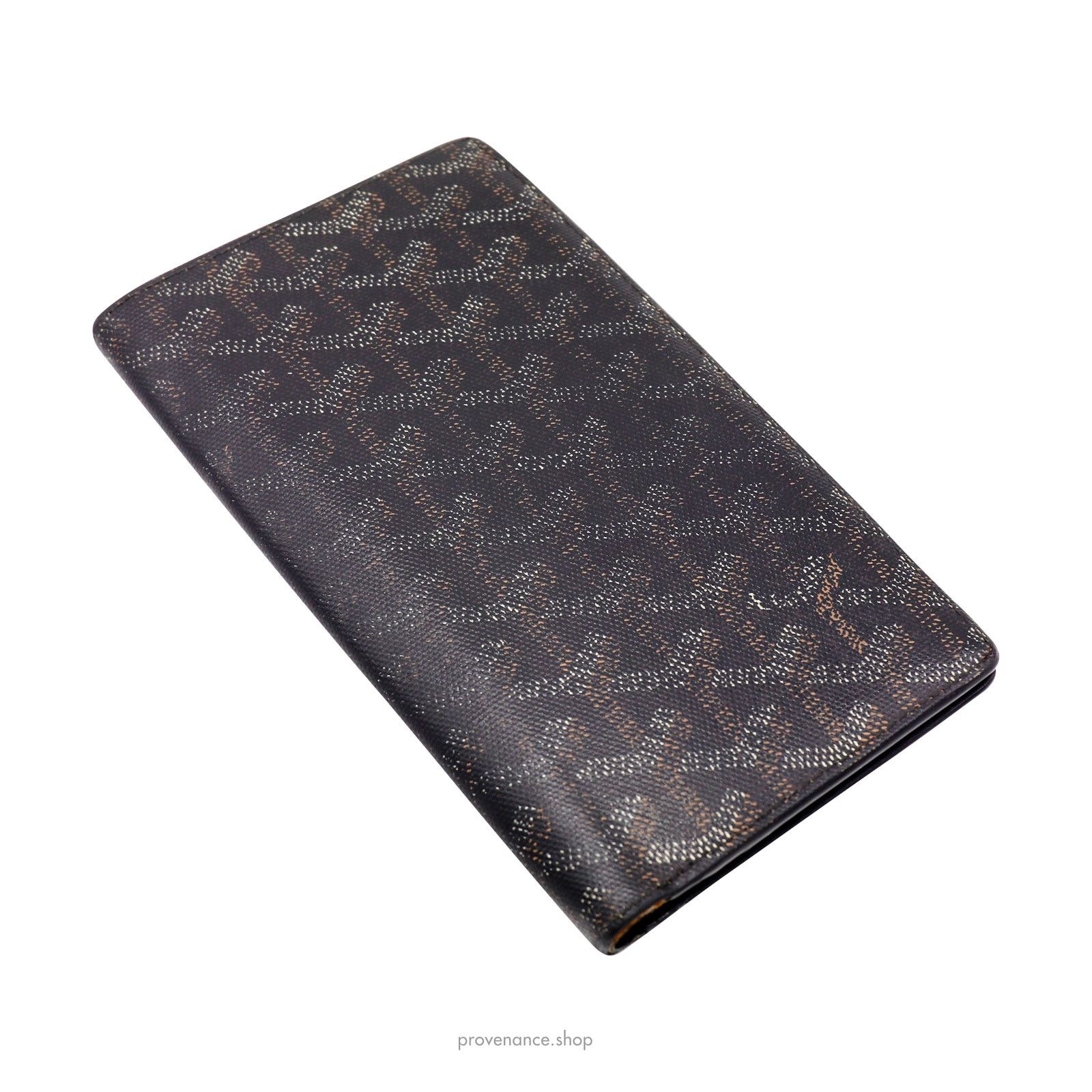 Goyard 🔴 St. Roch Vertical Long Wallet - Black Goyardine Size ONE SIZE - 3 Thumbnail