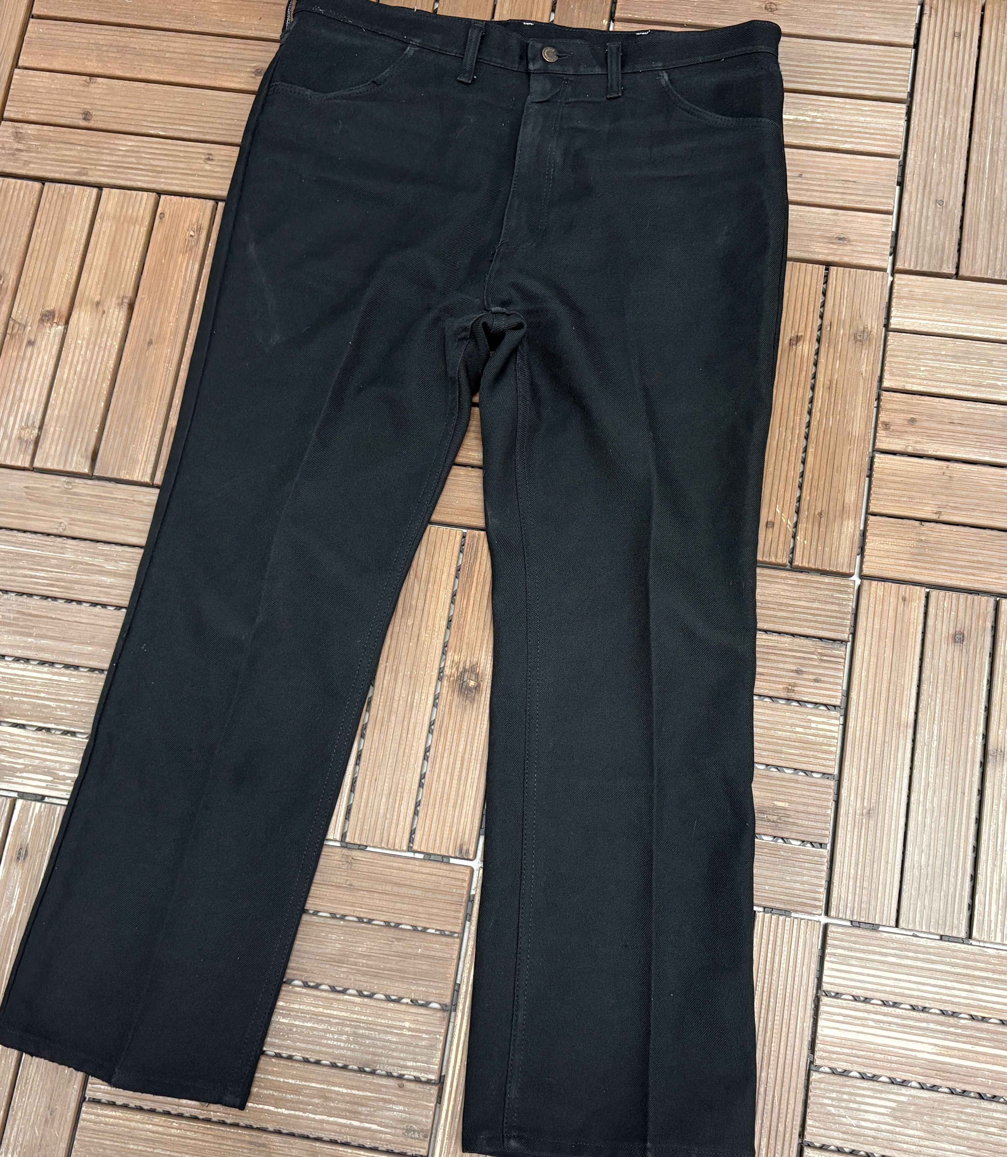 Wrangler Wrangler Plated Vintage 90s Black Pants Size US 38 / EU 54 - 3 Thumbnail