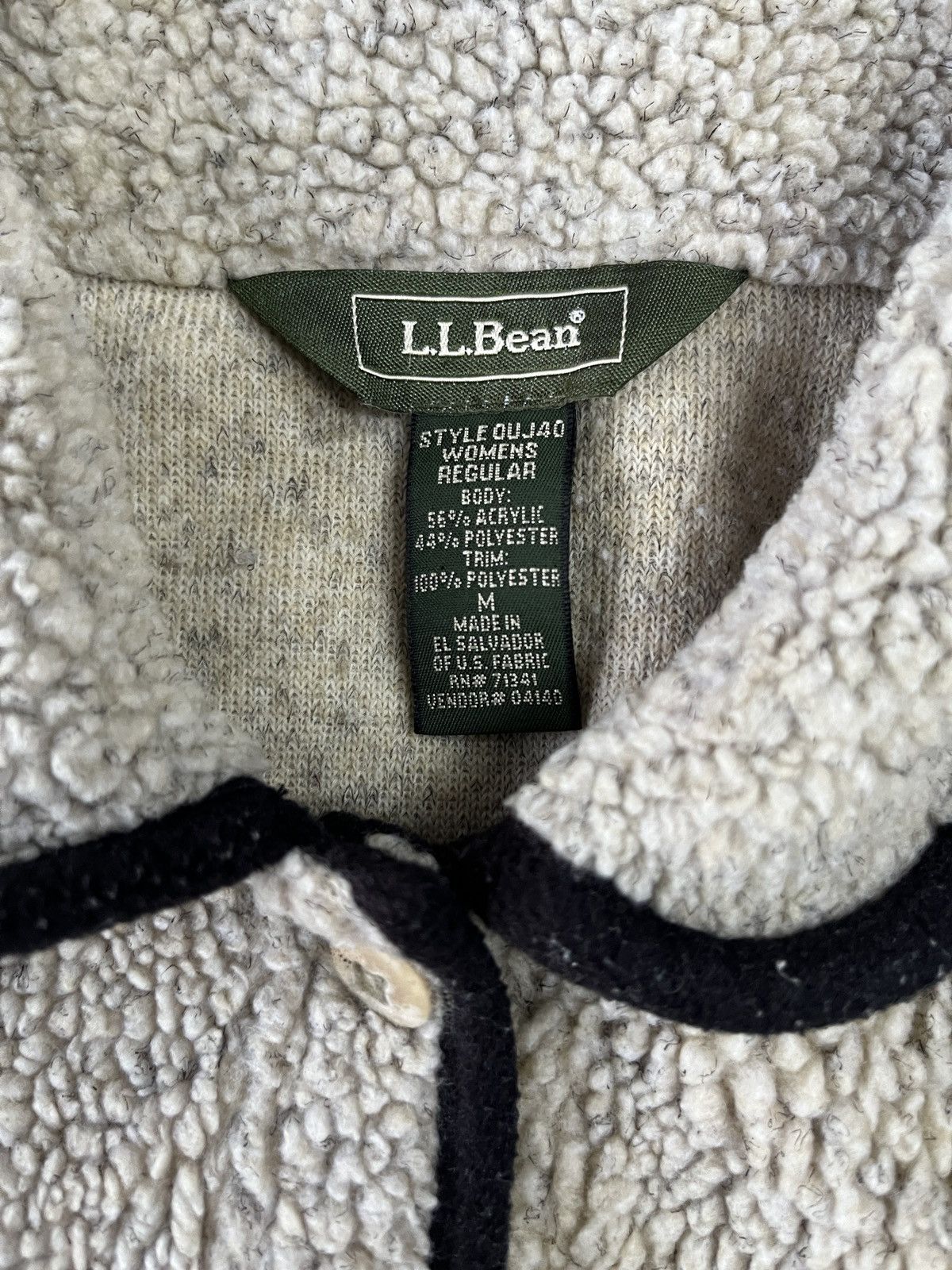 L.L. Bean Vintage 90s L.L. Bean Wool Cardigan Jacket Size US M / EU 48-50 / 2 - 7 Thumbnail