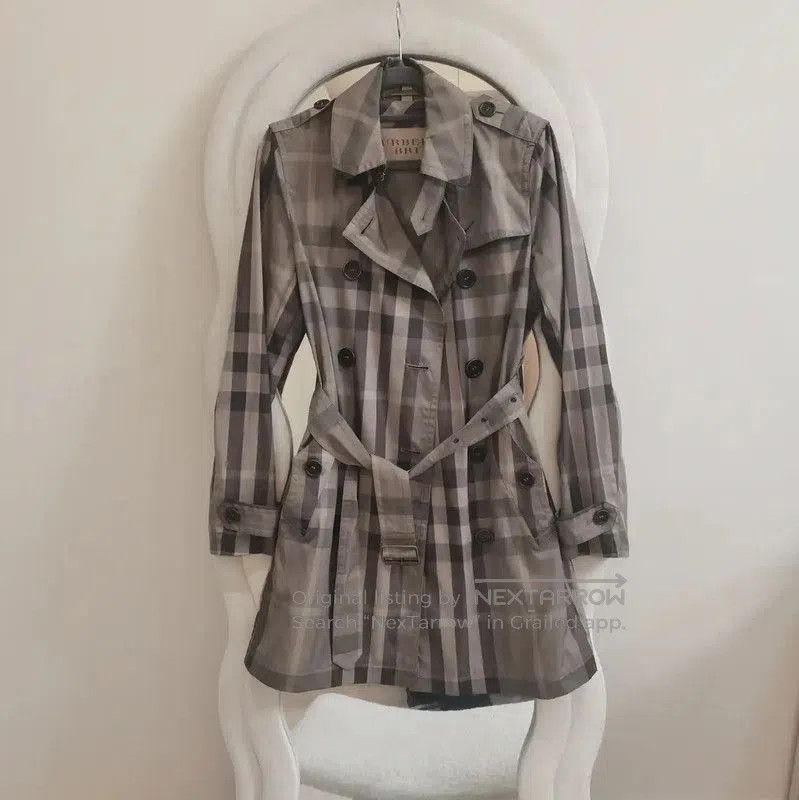 Burberry Multicolor Spring Autumn Long Trench Coat.