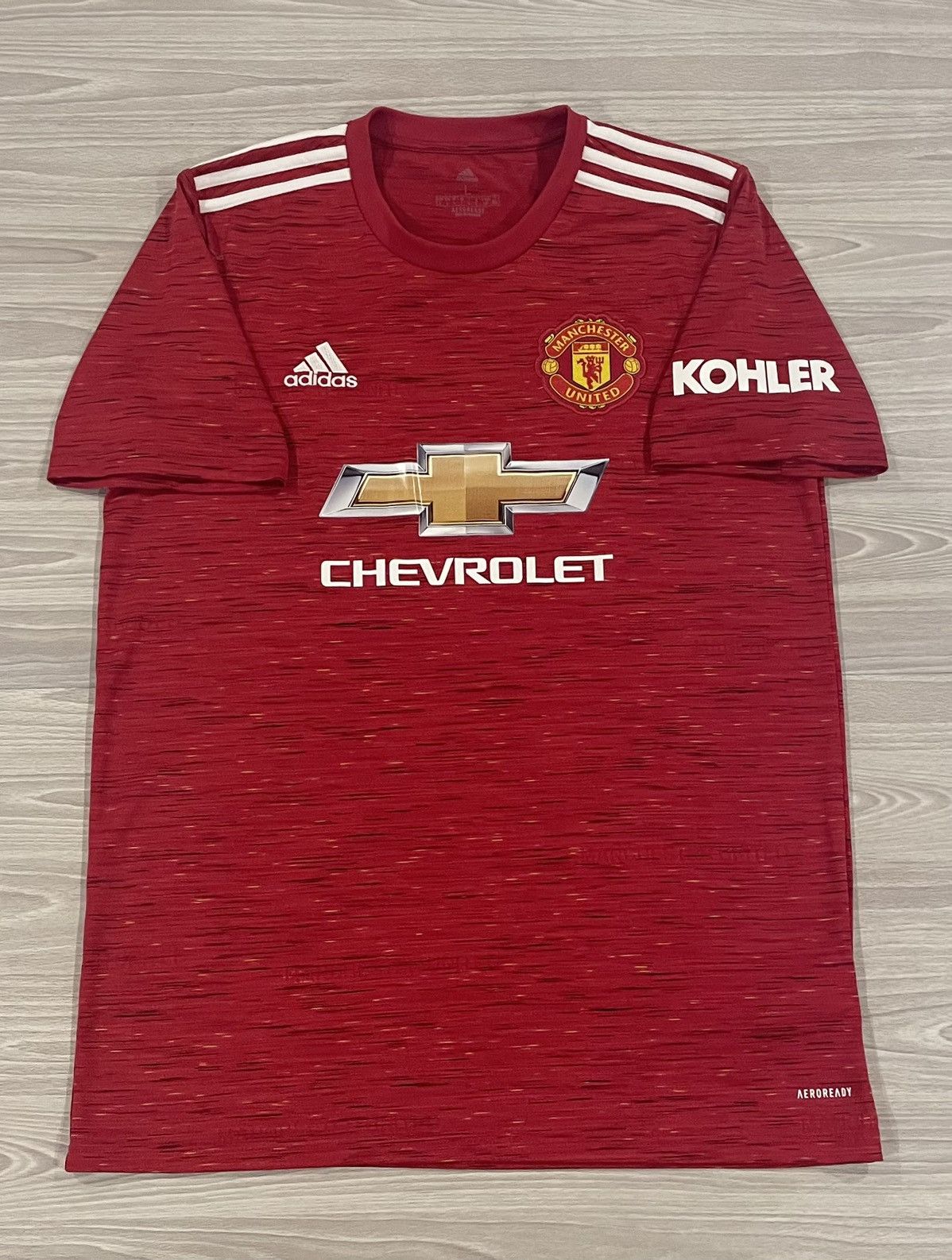 Adidas Adidas 2020/21 Manchester United Soccer Jersey Men’s Large Size US L / EU 52-54 / 3 - 1 Thumbnail