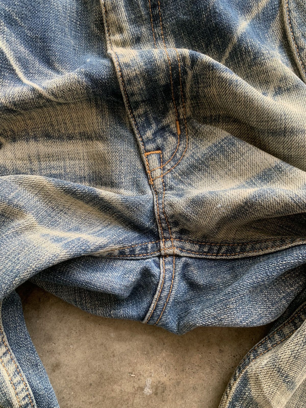 Japanese Brand Swagger japan beautiful faded design jeans Size US 35 - 6 Thumbnail