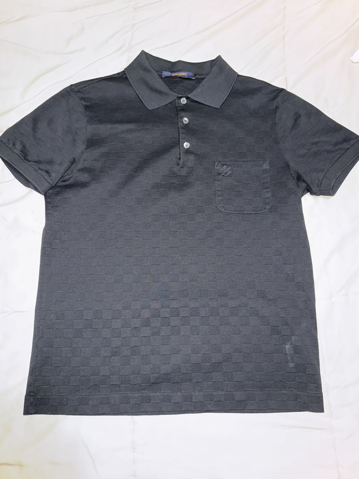 Louis Vuitton Louis Vuitton Damier Signature Polo Size US S / EU 44-46 / 1 - 1 Thumbnail
