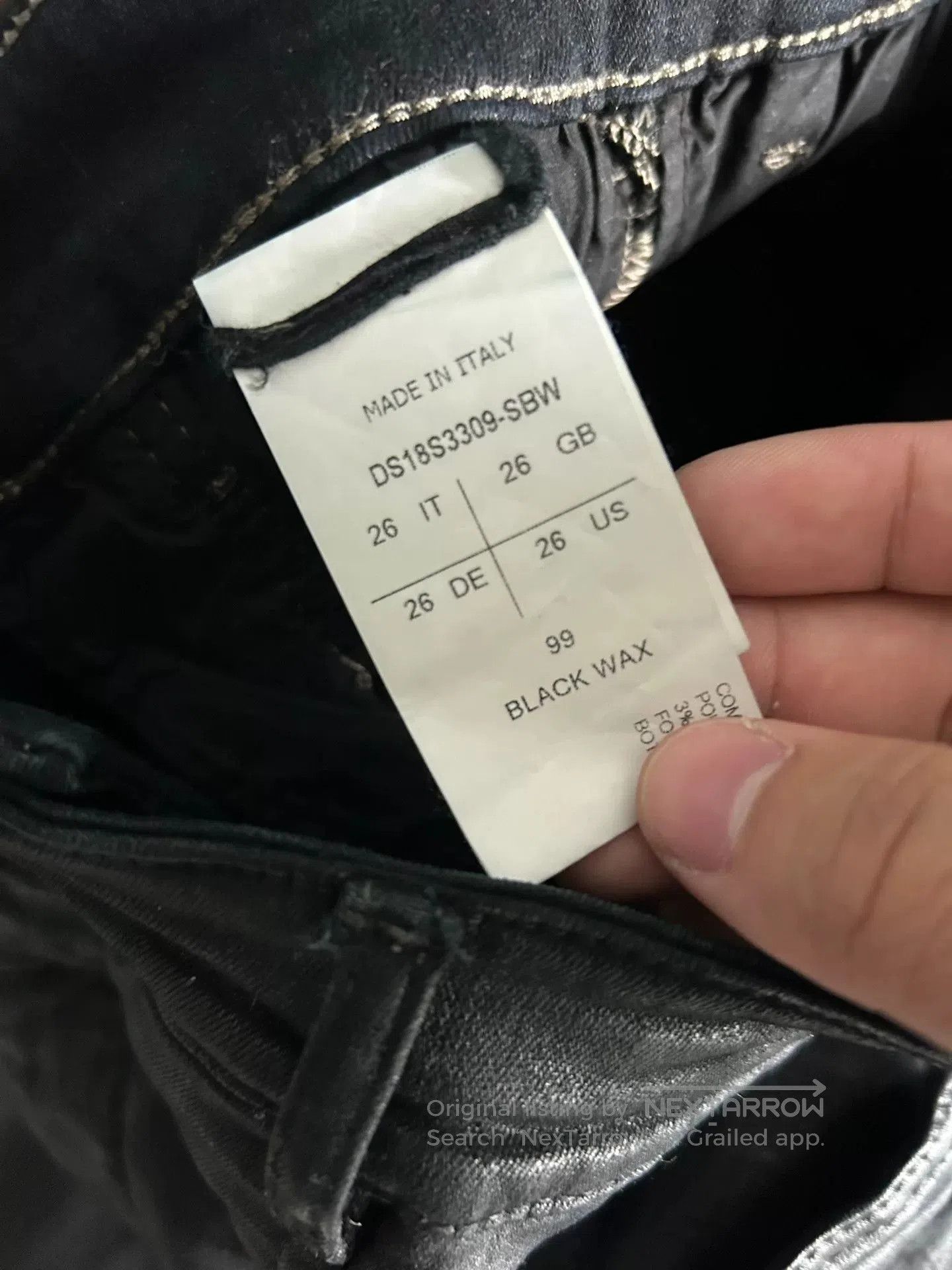 Rick Owens Rick Owens Waxed Wide. Size 26" / US 2 / IT 38 - 5 Thumbnail