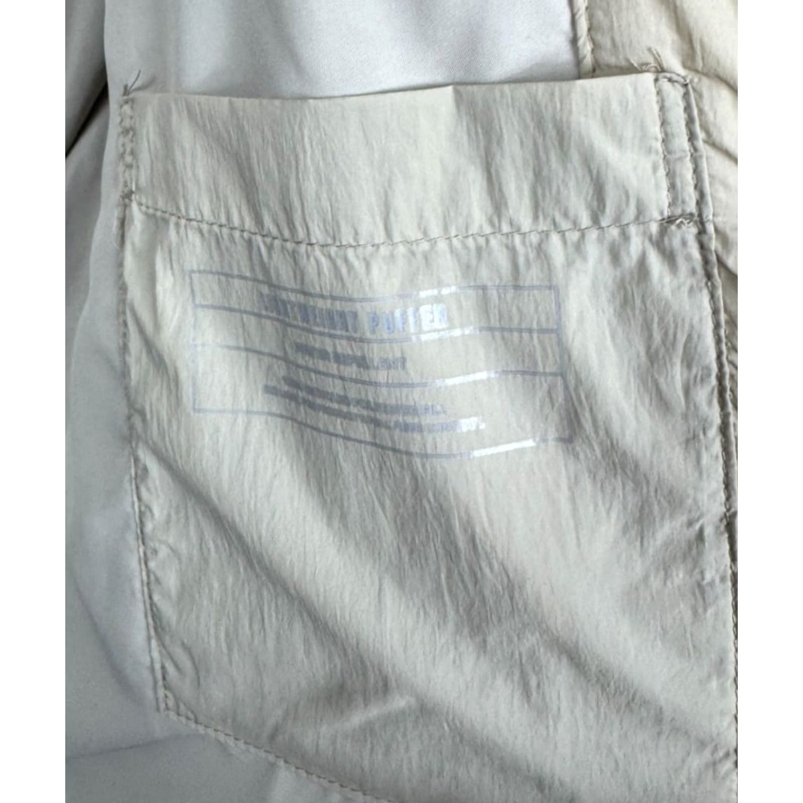 Gap Gap Puffer Jacket Mens Medium Beige Lightweight Upcycled Coat Snap button Pocket Size US M / EU 48-50 / 2 - 3 Thumbnail