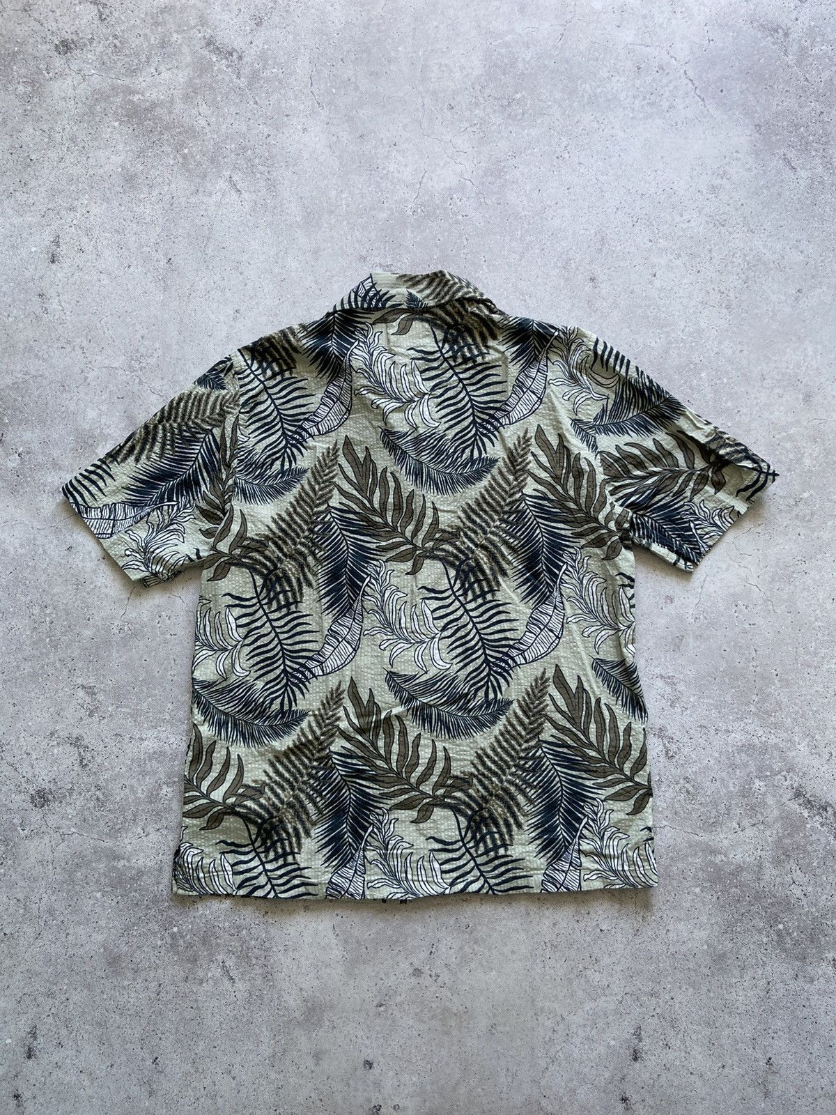Folk Folk Camp Collar Shirt - Leaf Print Size US M / EU 48-50 / 2 - 5 Thumbnail