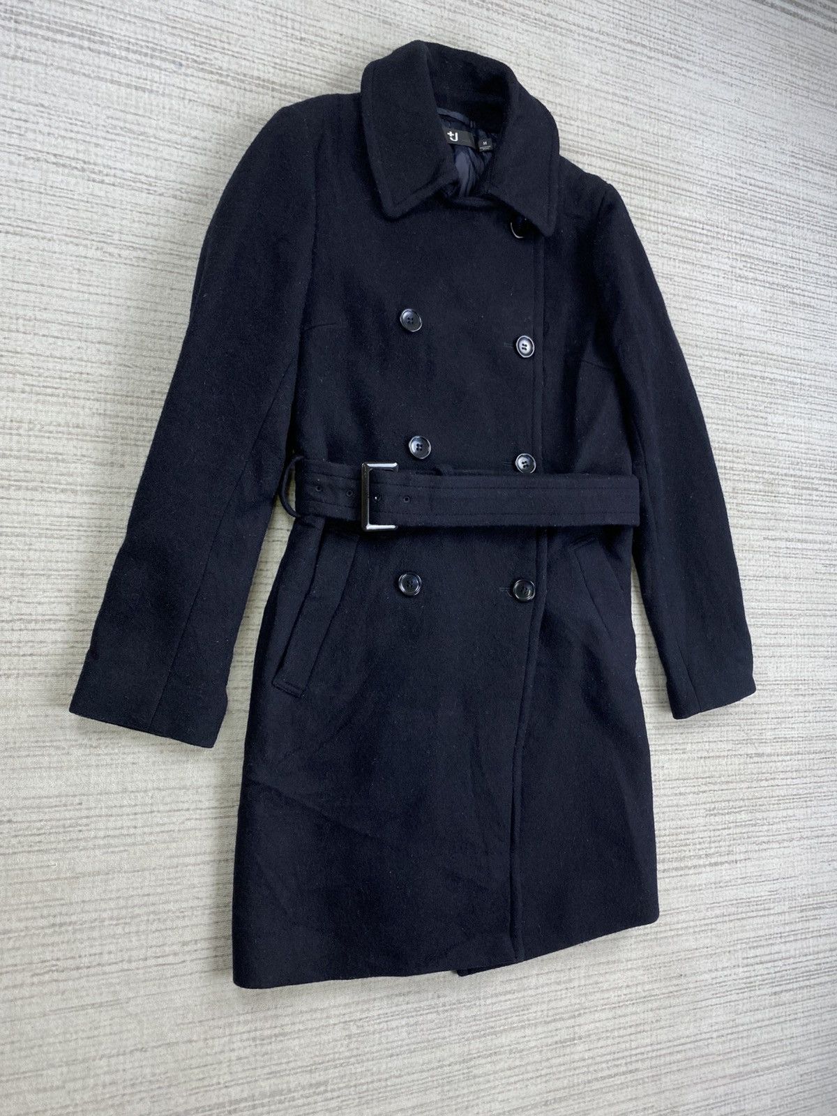 Jil Sander × Uniqlo Vintage Jil Sander X Uniqlo Belted Long Coat jacket Size M / US 6-8 / IT 42-44 - 3 Thumbnail