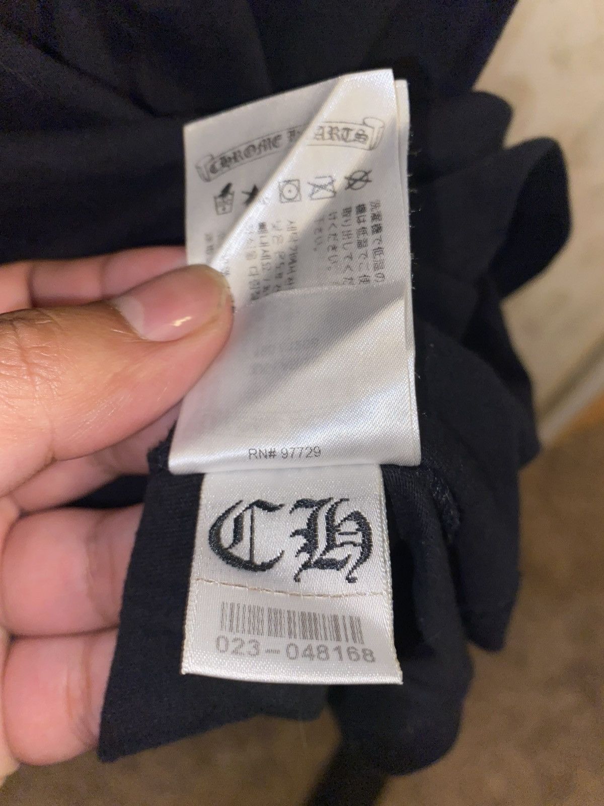 Chrome Hearts CH 1/2 Vine Dagger 🗡️ Pocket Tee in Black - Sz XXL Size US XXL / EU 58 / 5 - 8 Thumbnail