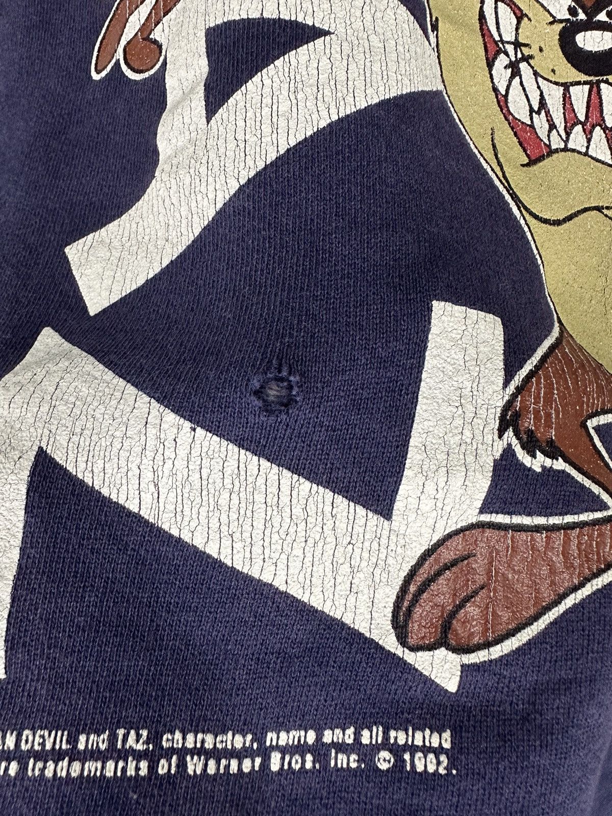 Vintage 1992 Vtg Tazmanian Devil and Taz Trademarks of Warner Bros Size US M / EU 48-50 / 2 - 4 Thumbnail