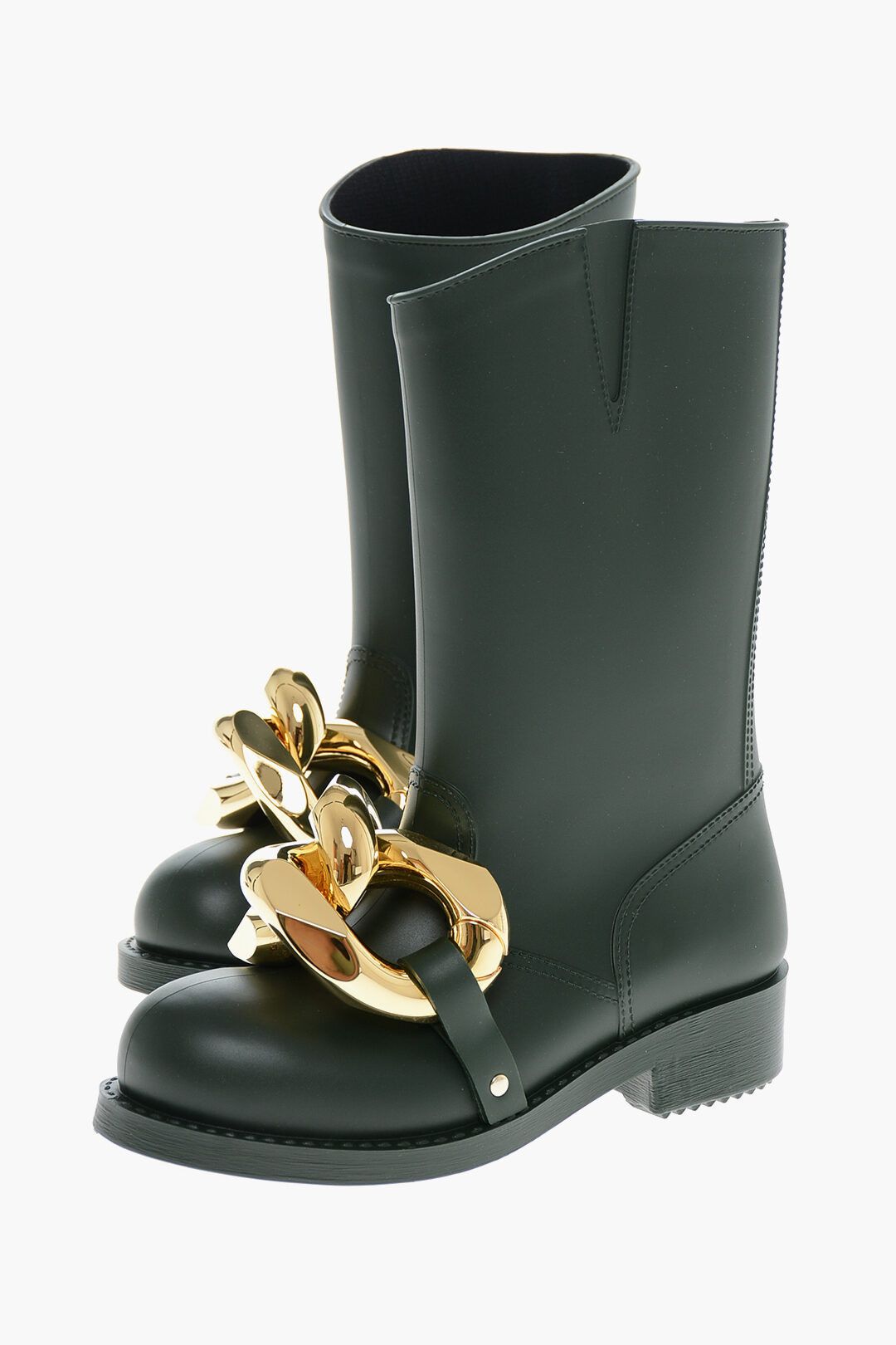 image of J W Anderson O1Dk11S0124 Boots In Green, Women's (Size 7)
