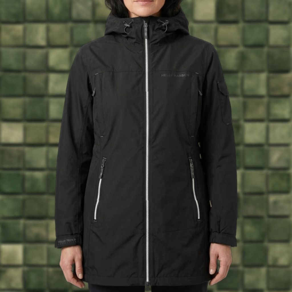 Helly Hansen VINTAGE Helly Hansen Hooded Jacket Women M Waterproof Lined MJ6500 Size M / US 6-8 / IT 42-44 - 1 Thumbnail