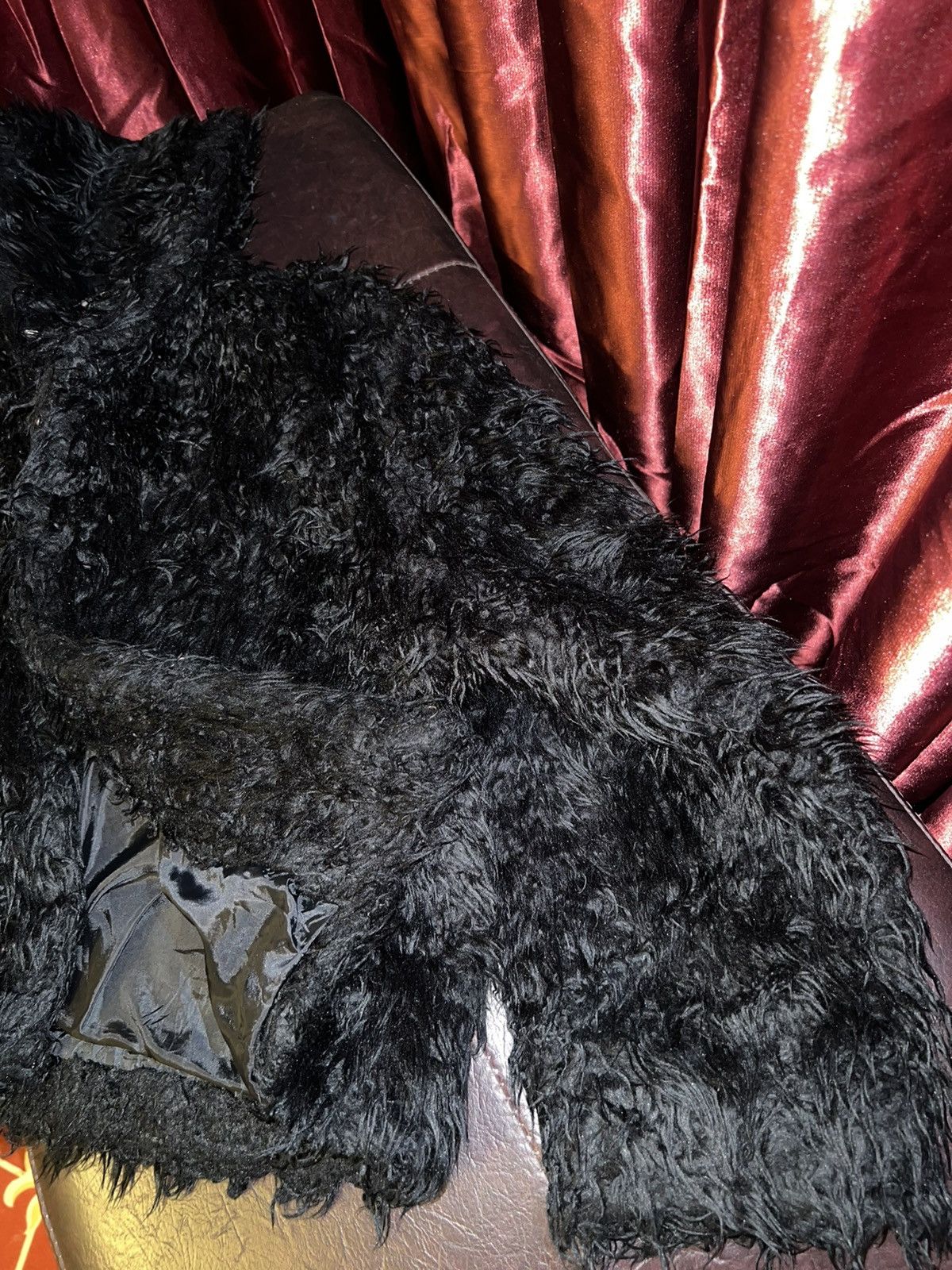 Japanese Brand Vintage Mikaru club faux fur jacket 🖤 Size US M / EU 48-50 / 2 - 11 Thumbnail