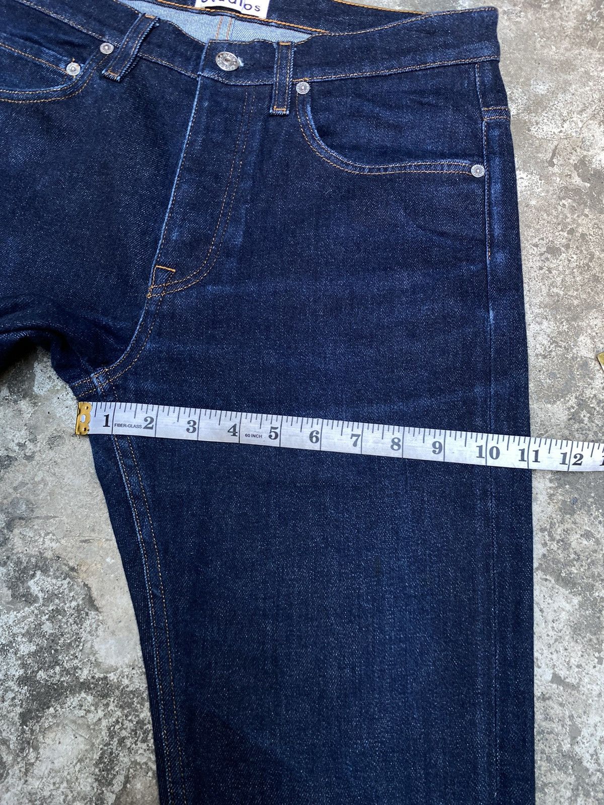 Acne Studios Acne Studios Deep Blue Ankle Jeans Size US 31 - 9 Thumbnail