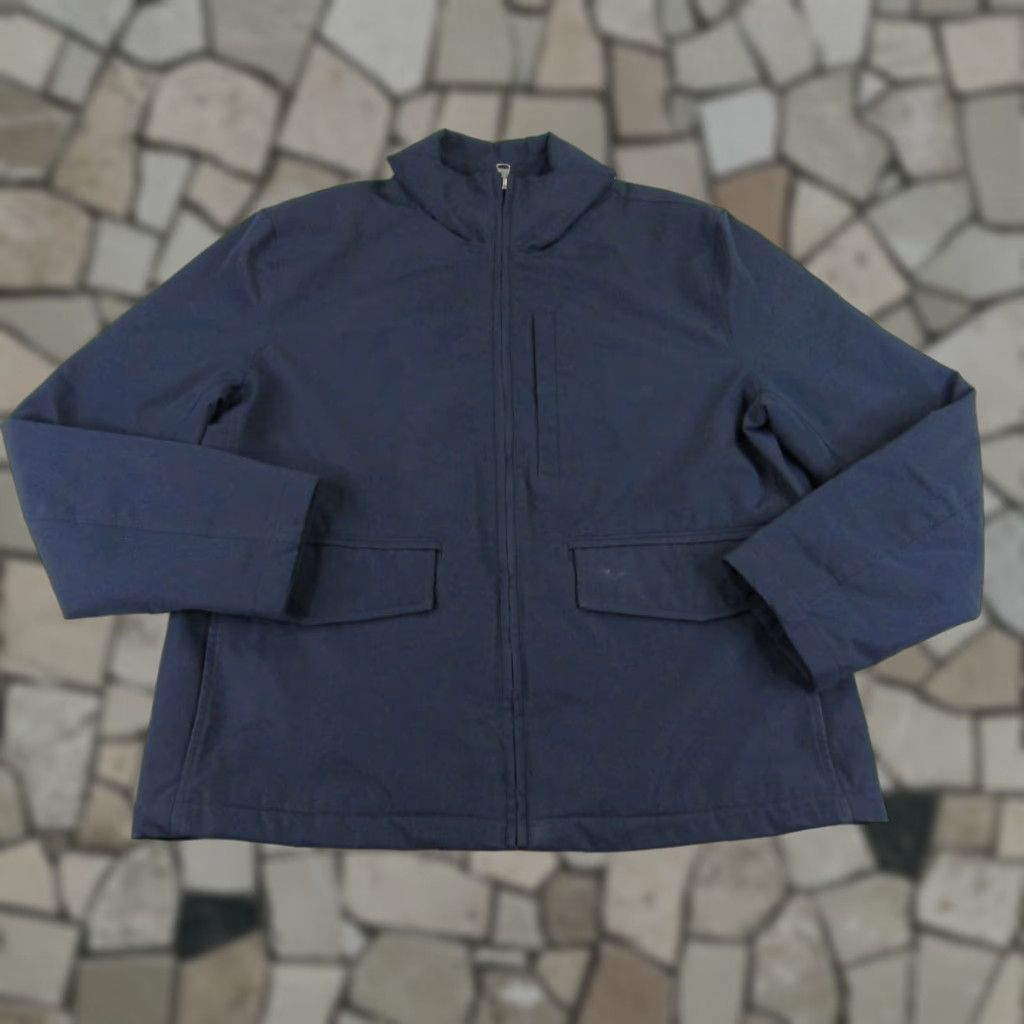 Andrew Marc Andrew Marc New York Jacket Womens L Blue Full Zip Windbreaker Coat Lined Size L / US 10 / IT 46 - 1 Thumbnail