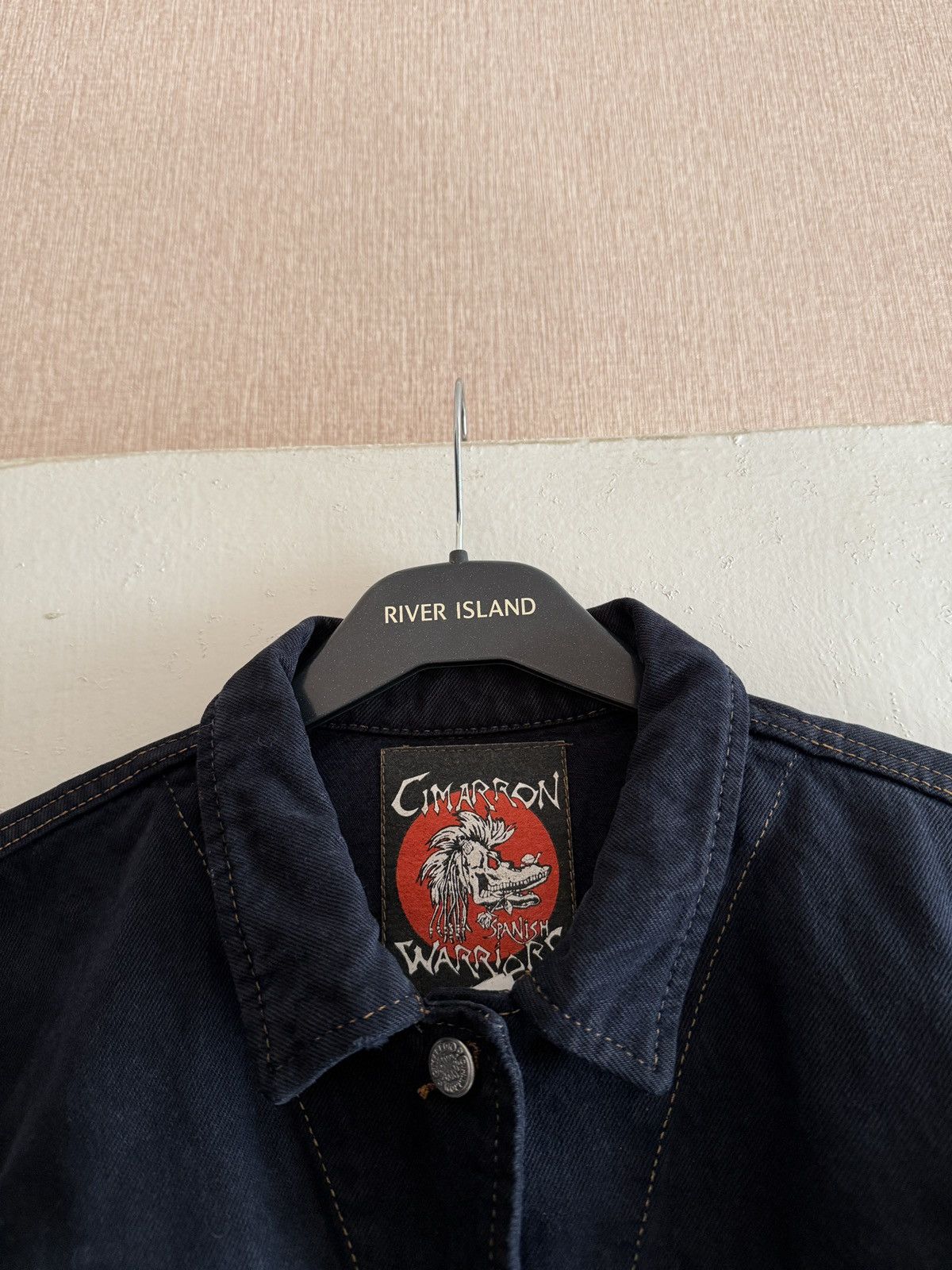 Other Vintage Cimarron Spanish Warriors Denim Jacket Women Cropped Size XL / US 12-14 / IT 48-50 - 8 Thumbnail