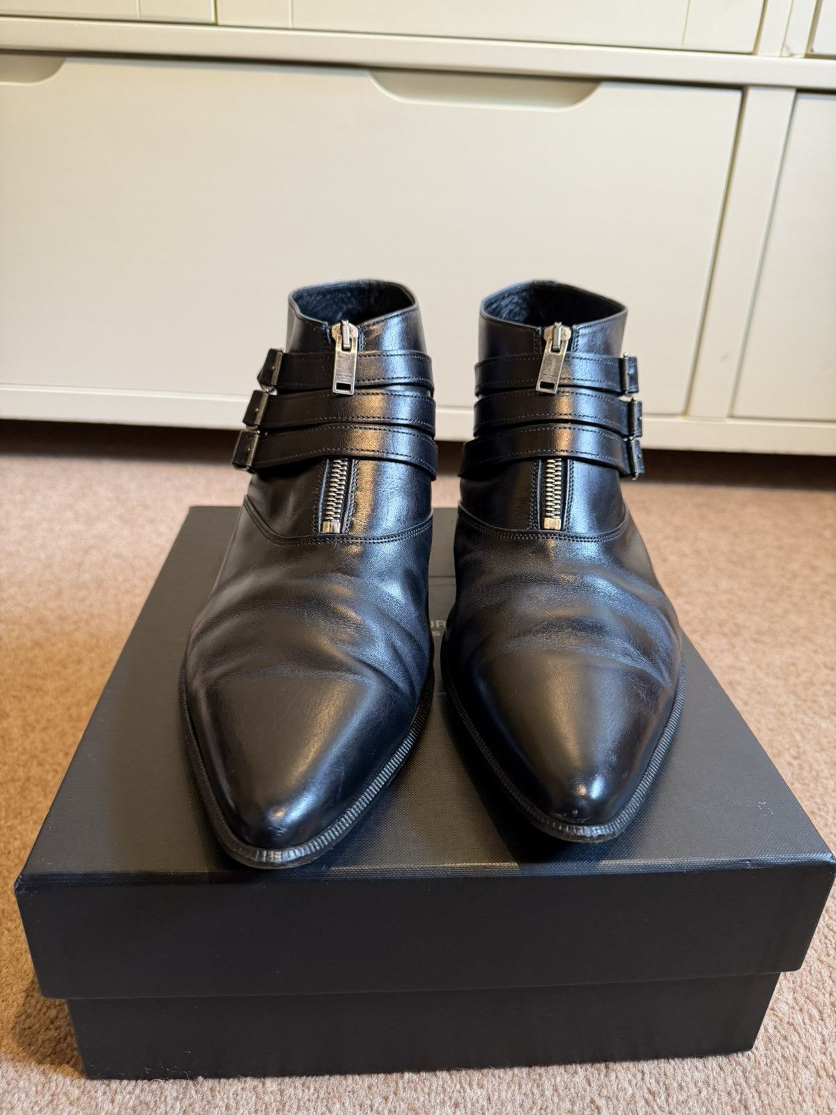 Saint Laurent Paris Saint Launrent duckies Size US 11 / EU 44 - 2 Thumbnail