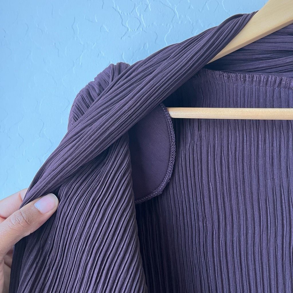 Issey Miyake Issey Miyake Cardigan Sweater Pleated Longline Open Front Ro Size S / US 4 / IT 40 - 8 Thumbnail