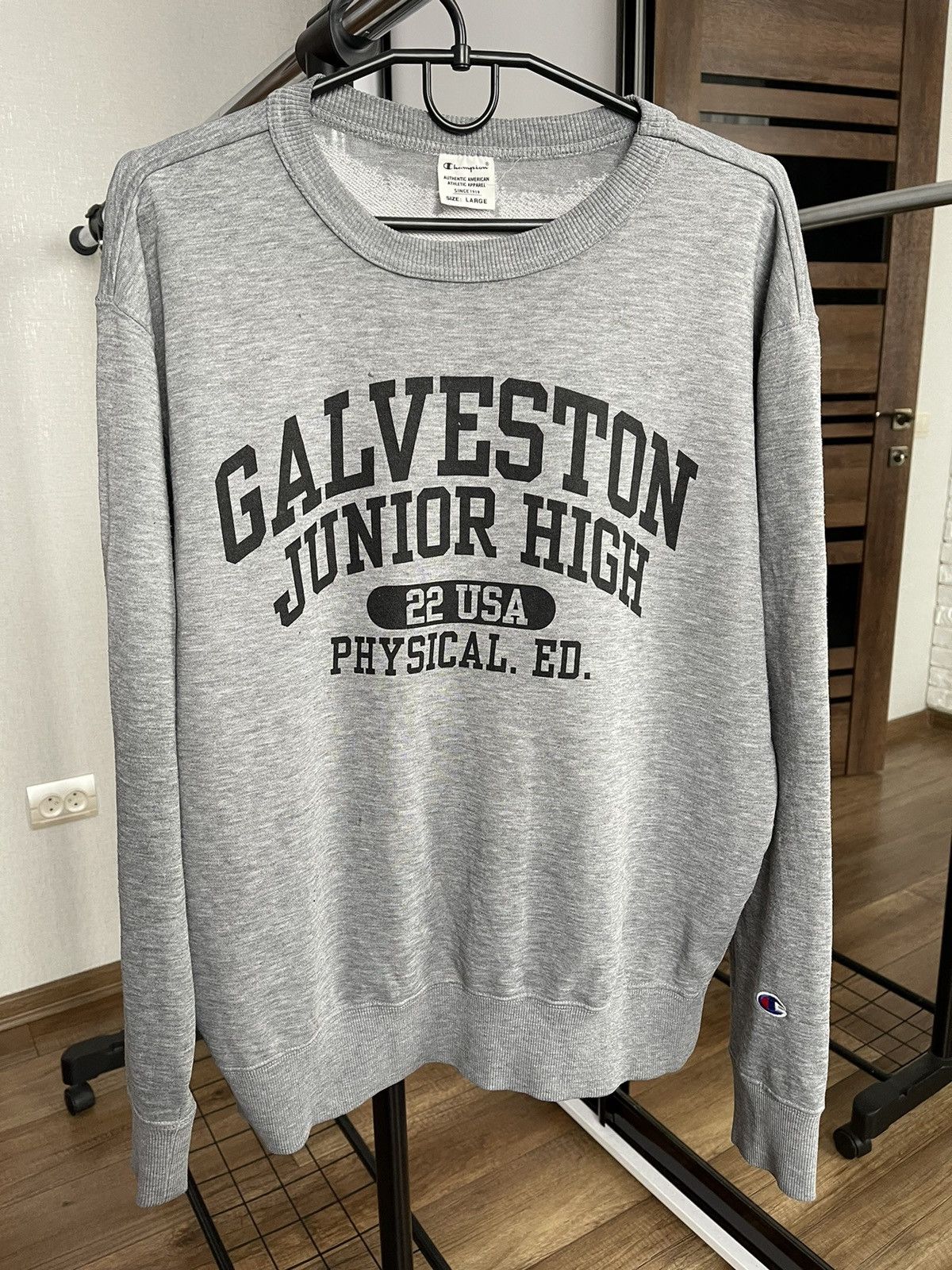 Champion Champion Galveston College Vintage Sweatshirt Crewneck 90s Size US L / EU 52-54 / 3 - 2 Thumbnail