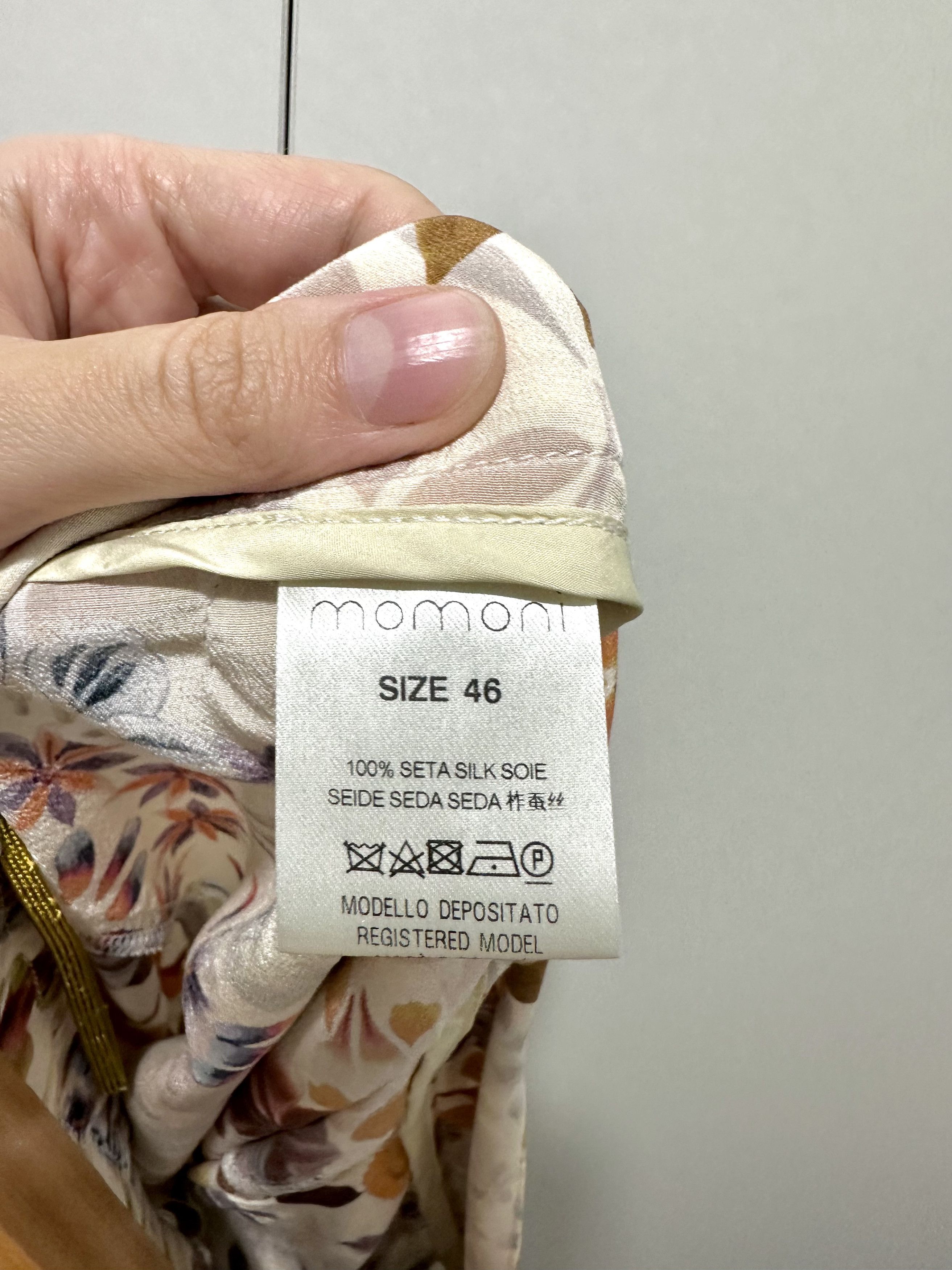 Other Momoni Pure Silk Summer Pants It 46 US 8 XL Size 30" / US 8 / IT 44 - 6 Thumbnail