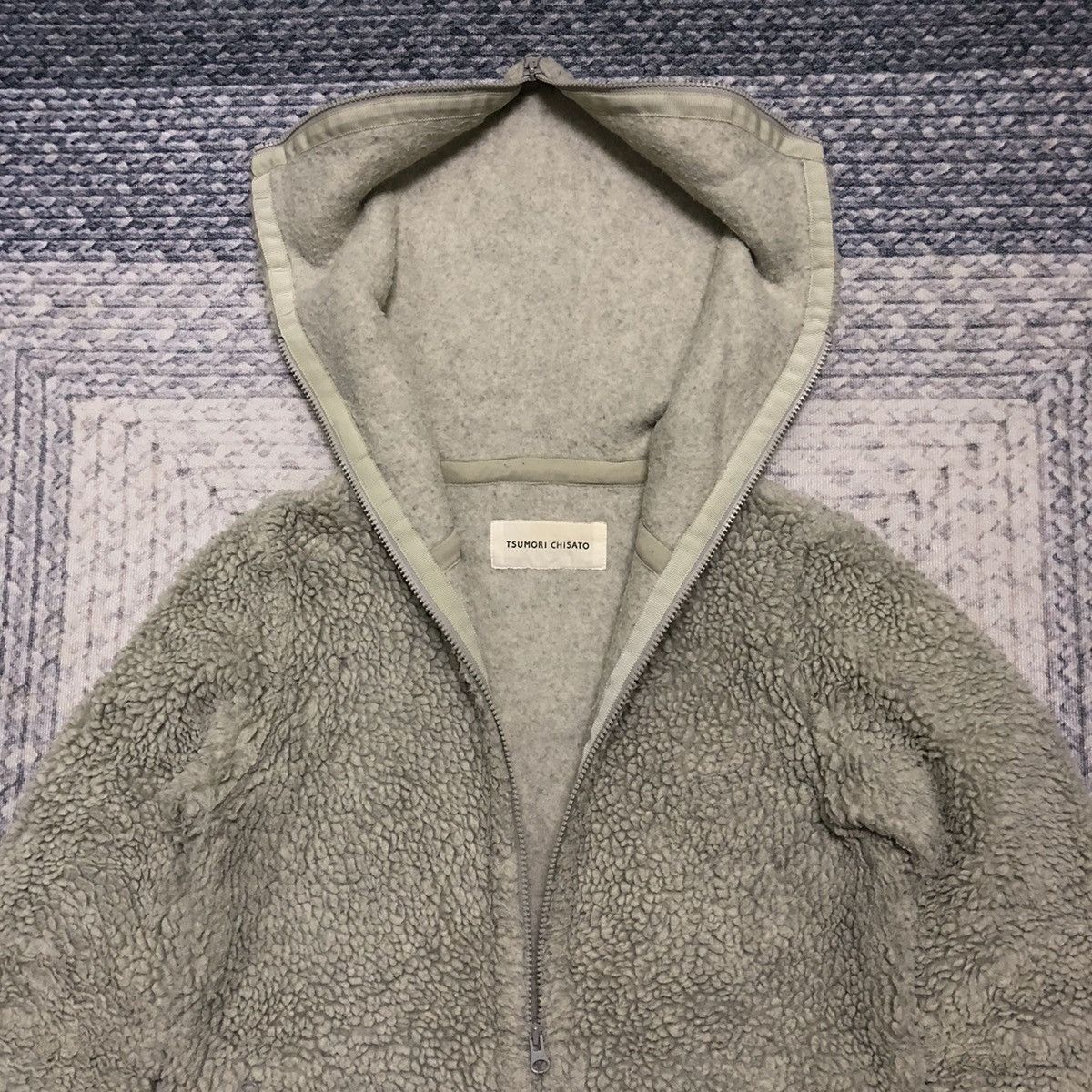 Issey Miyake × Japanese Brand × Tsumori Chisato Rare Vintage Tsumori Chisato X Issey Miyake Sherpa Jacket Size US XXS / EU 40 - 5 Thumbnail