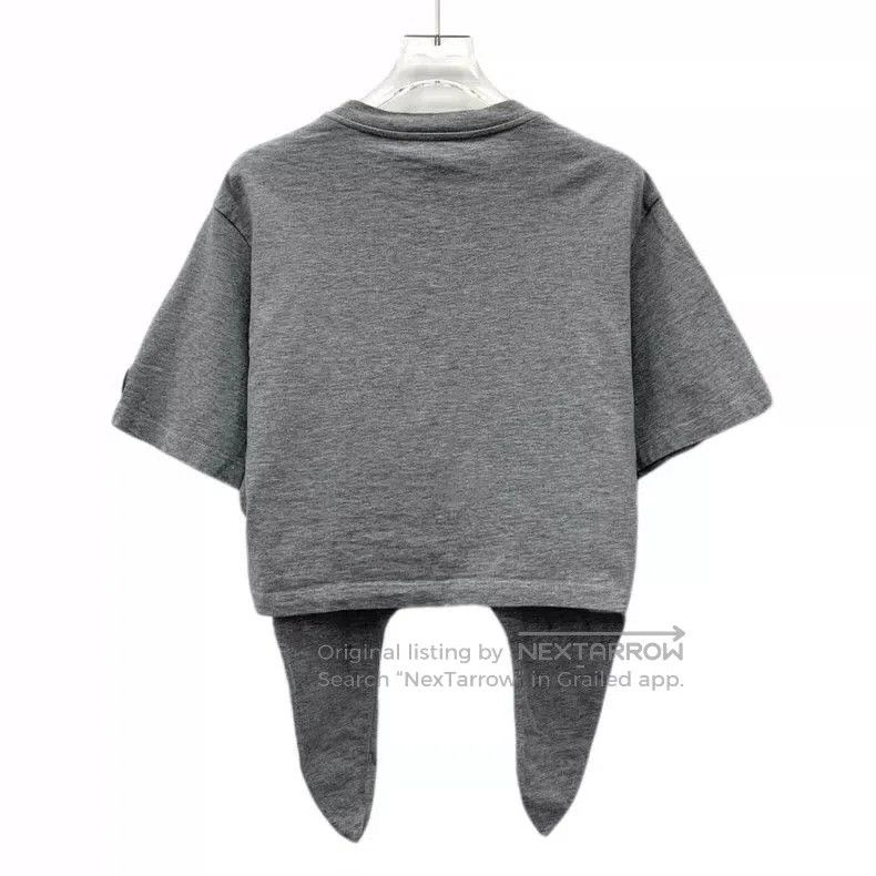 Louis Vuitton Louis Vuitton Gray Logo Embroidered T. Size US M / EU 48-50 / 2 - 2 Thumbnail