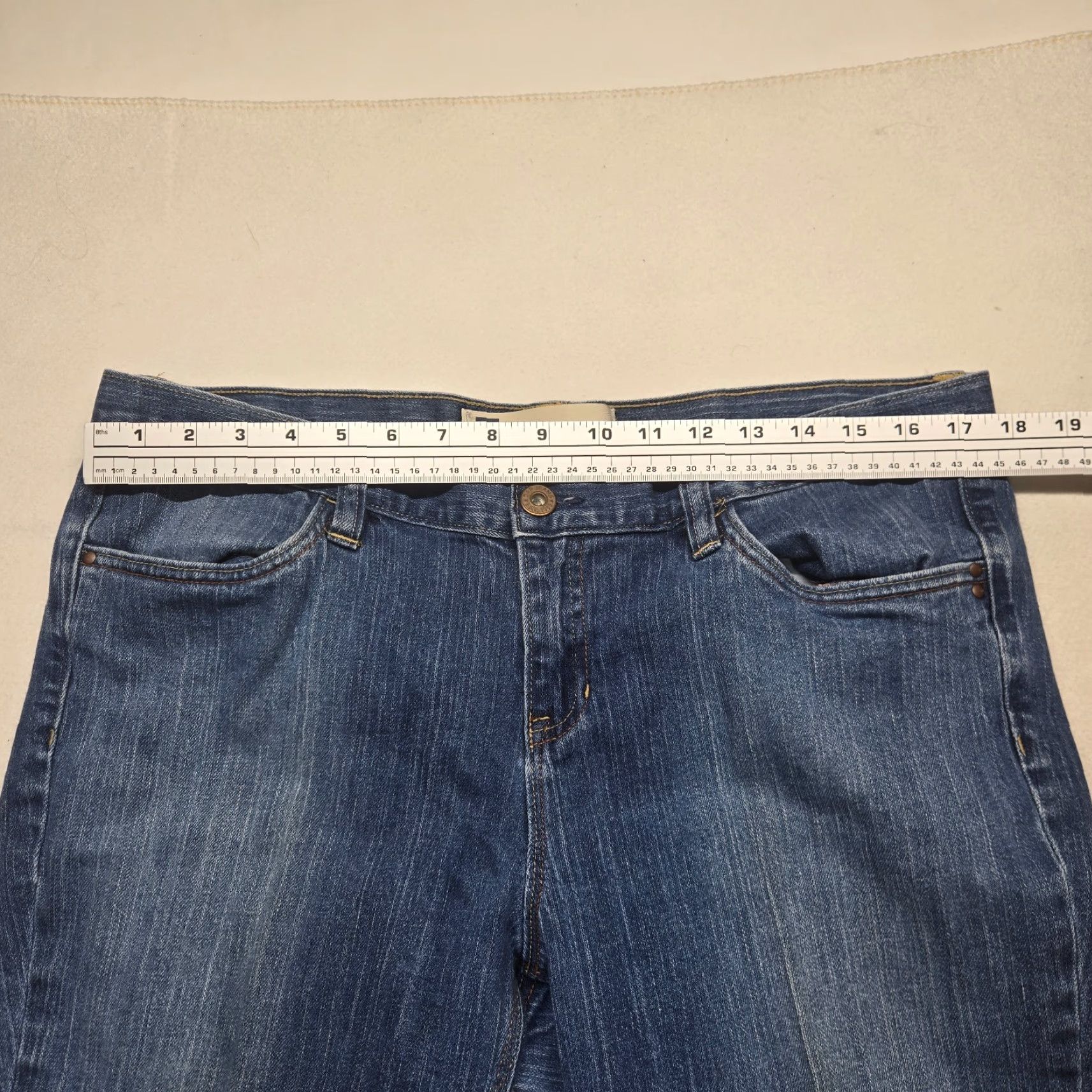 Gap Gap Women Jeans Pants Flared Denim Blue Stretch 16 Casual Everyday Size 38" / US 16 / IT 52 - 4 Thumbnail