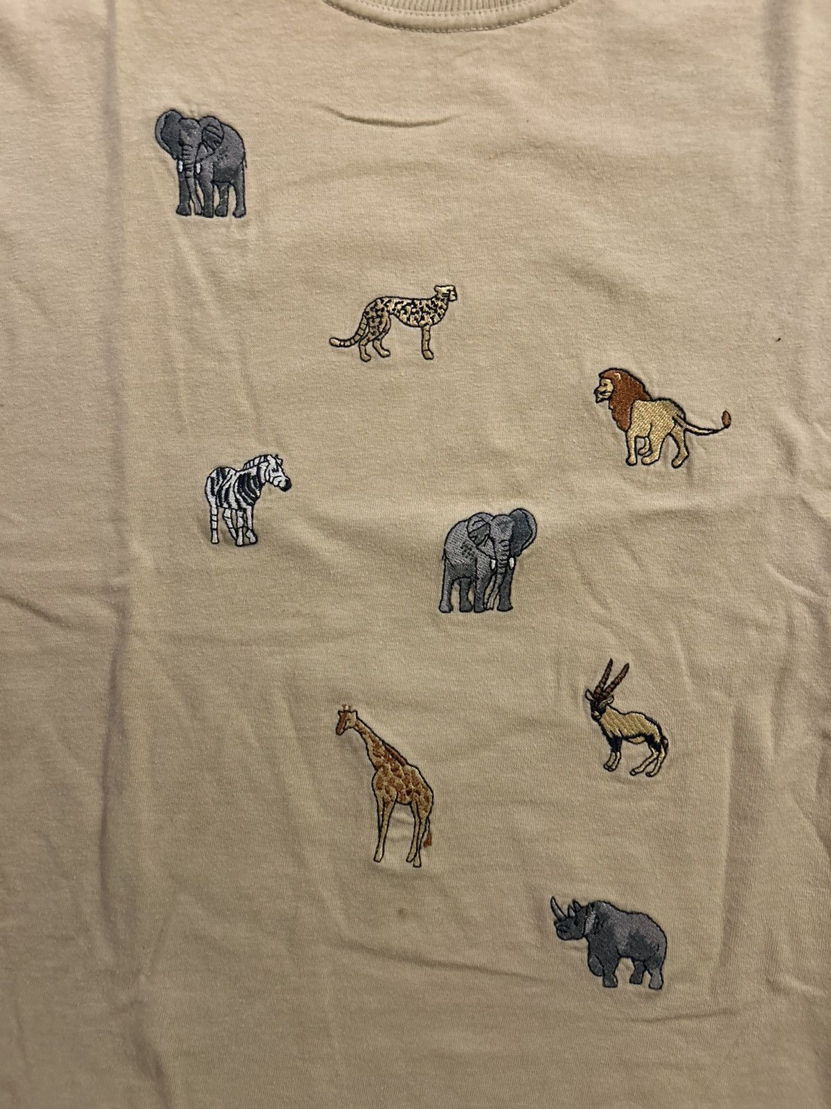 Vintage 1990s Safari tee Size US L / EU 52-54 / 3 - 2 Thumbnail